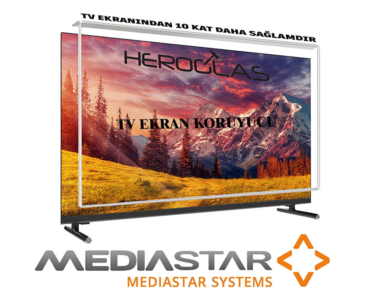 HEROGLAS MEDİASTAR         43LED02 43İNÇ TV EKRAN KORUYUCU