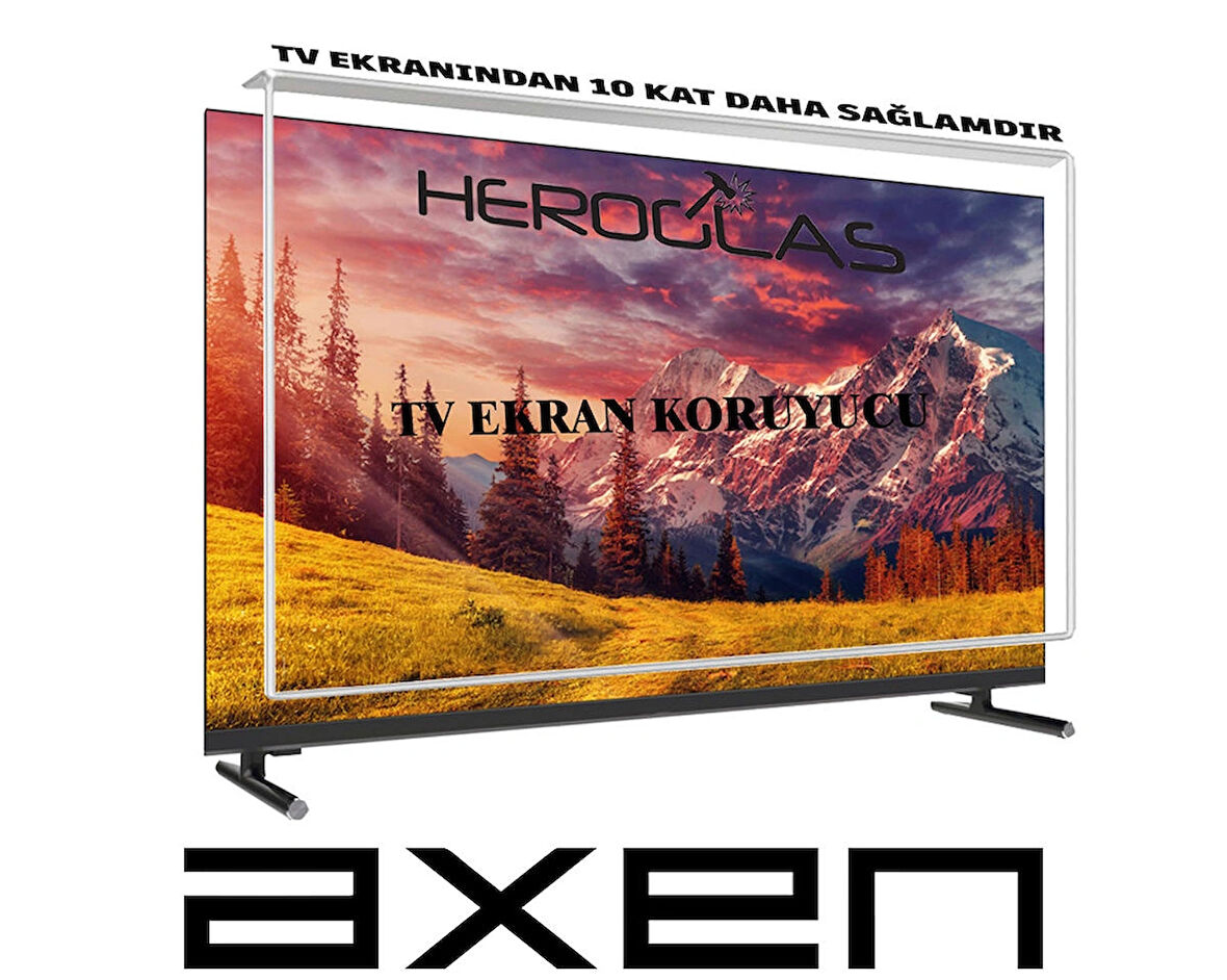 HEROGLAS  AXEN  AX24LEDE09-B  24İNÇ TV EKRAN KORUYUCU