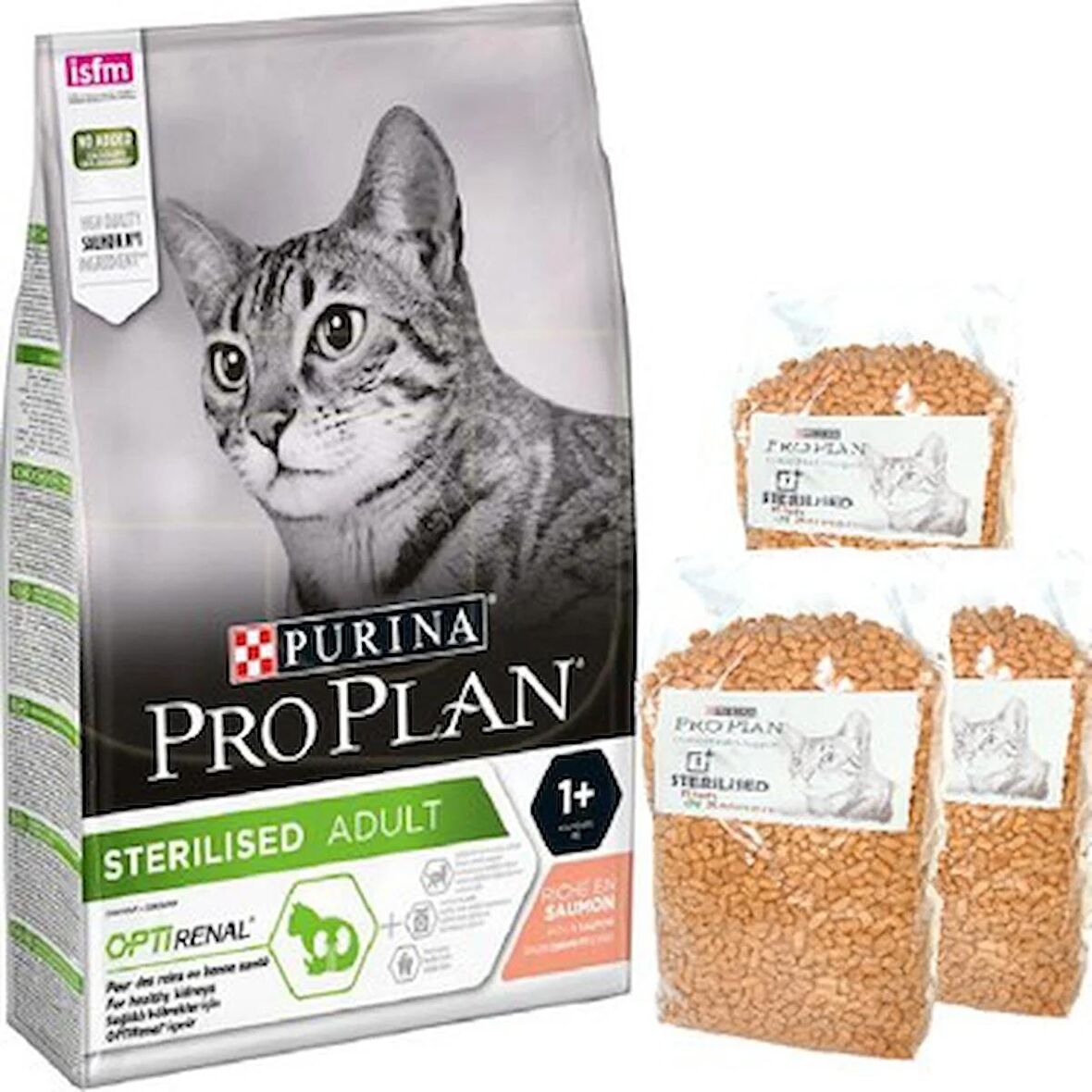 ProPlan Sterilised Somonlu Kısırlaştırılmış Kedi Maması 3 kg Açık Mama