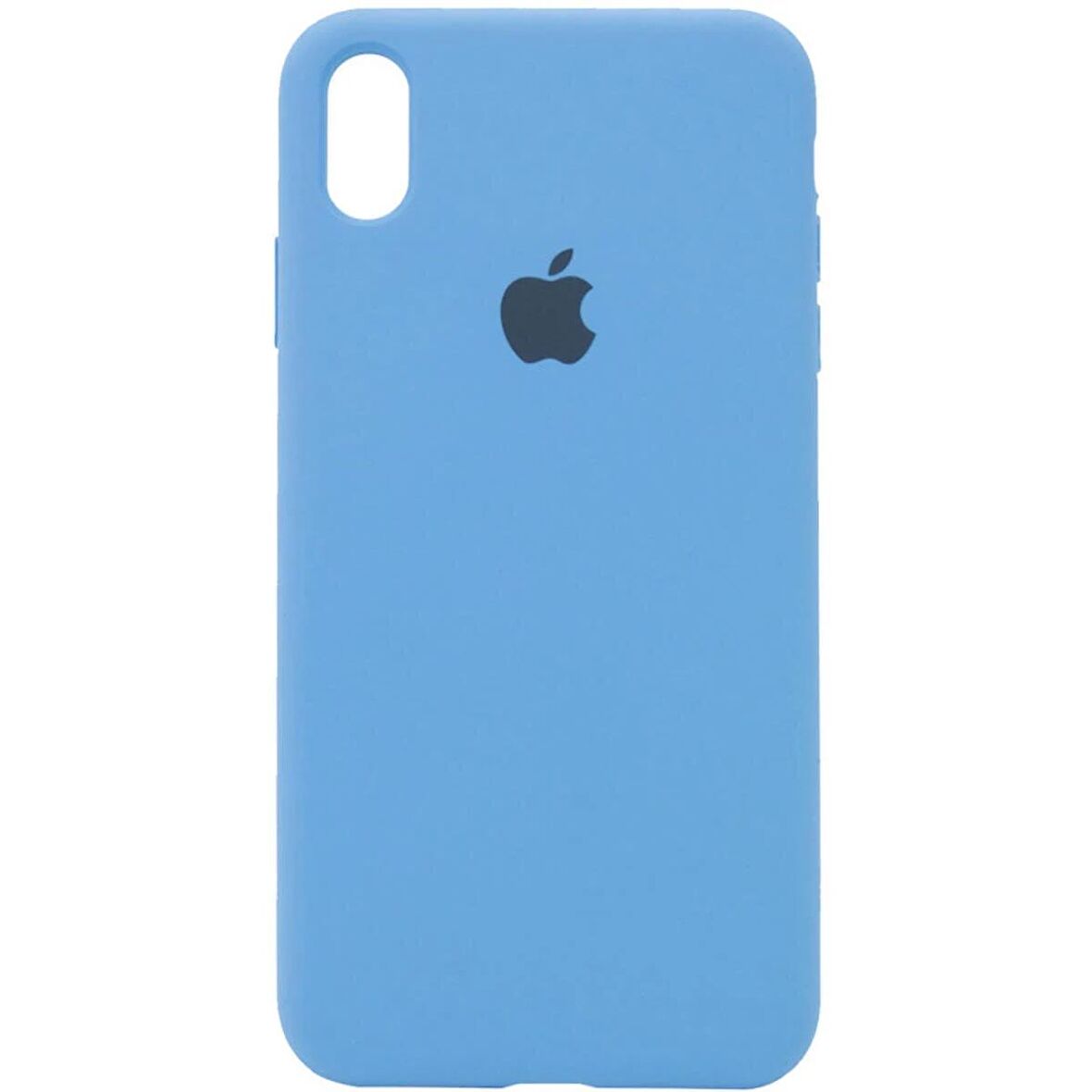 iPhone XR İçi Kadife Logolu Silikon Lansman Kılıf