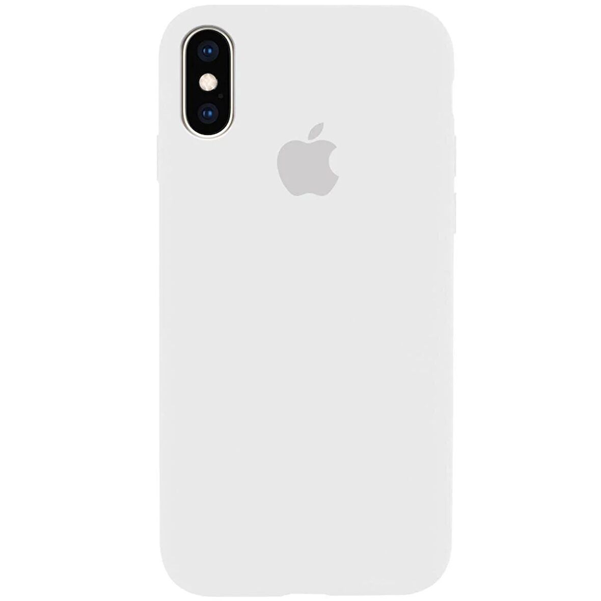 iPhone XR İçi Kadife Logolu Silikon Lansman Kılıf
