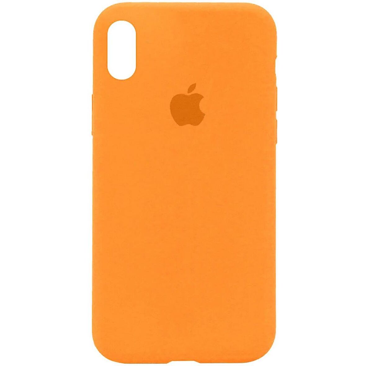 iPhone XR İçi Kadife Logolu Silikon Lansman Kılıf