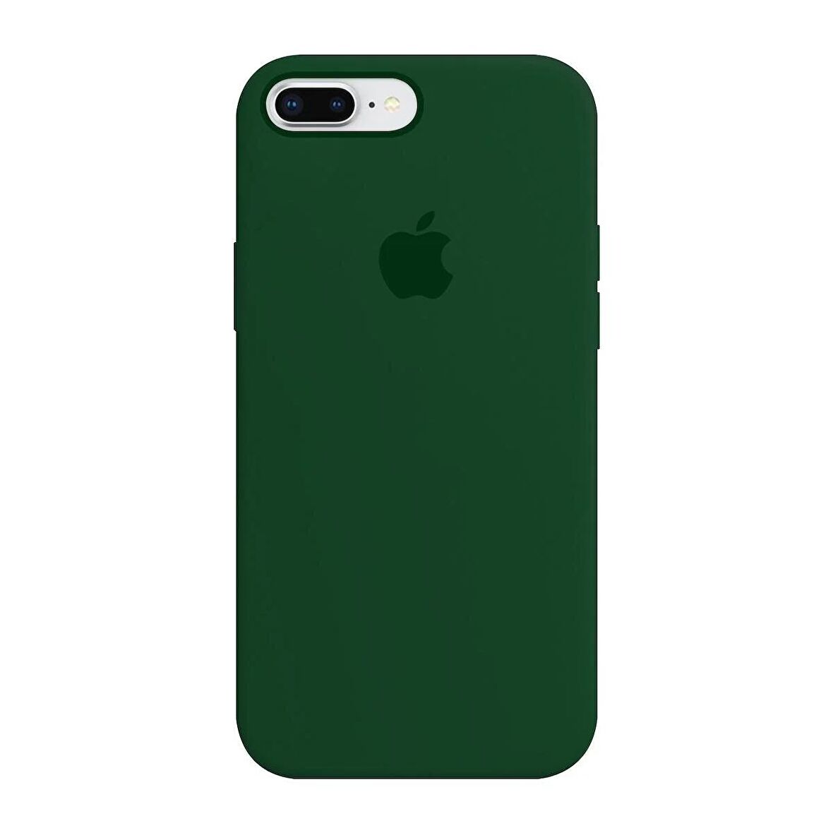 iPhone 7 Plus ve 8 Plus Uyumlu İçi Kadife Logolu Silikon Lansman Kılıf