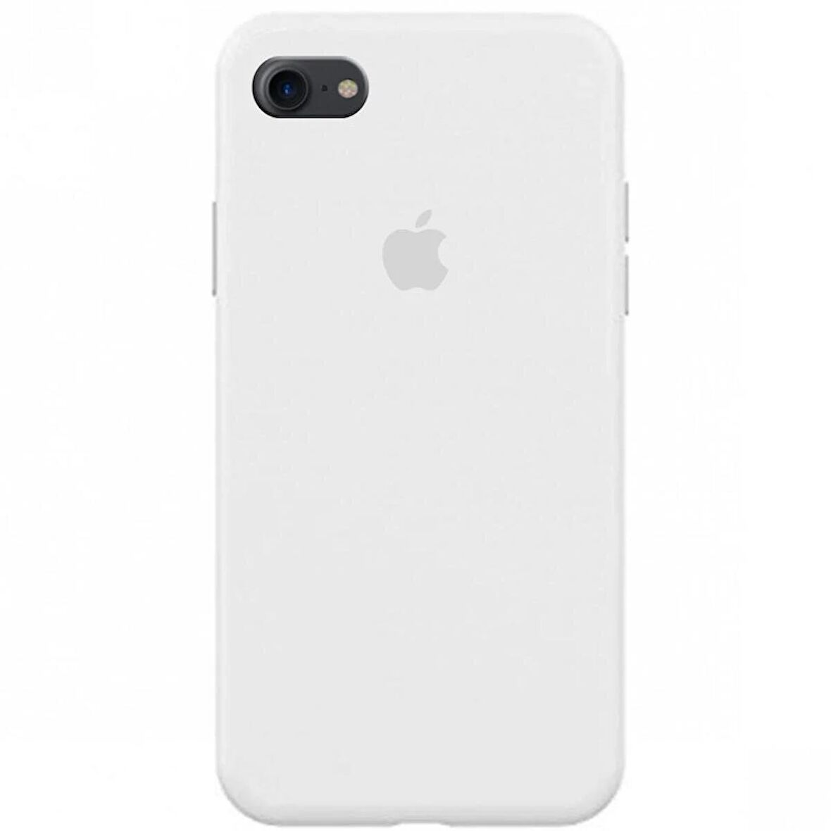 iPhone 7 ve 8 Uyumlu İçi Kadife Logolu Silikon Lansman Kılıf