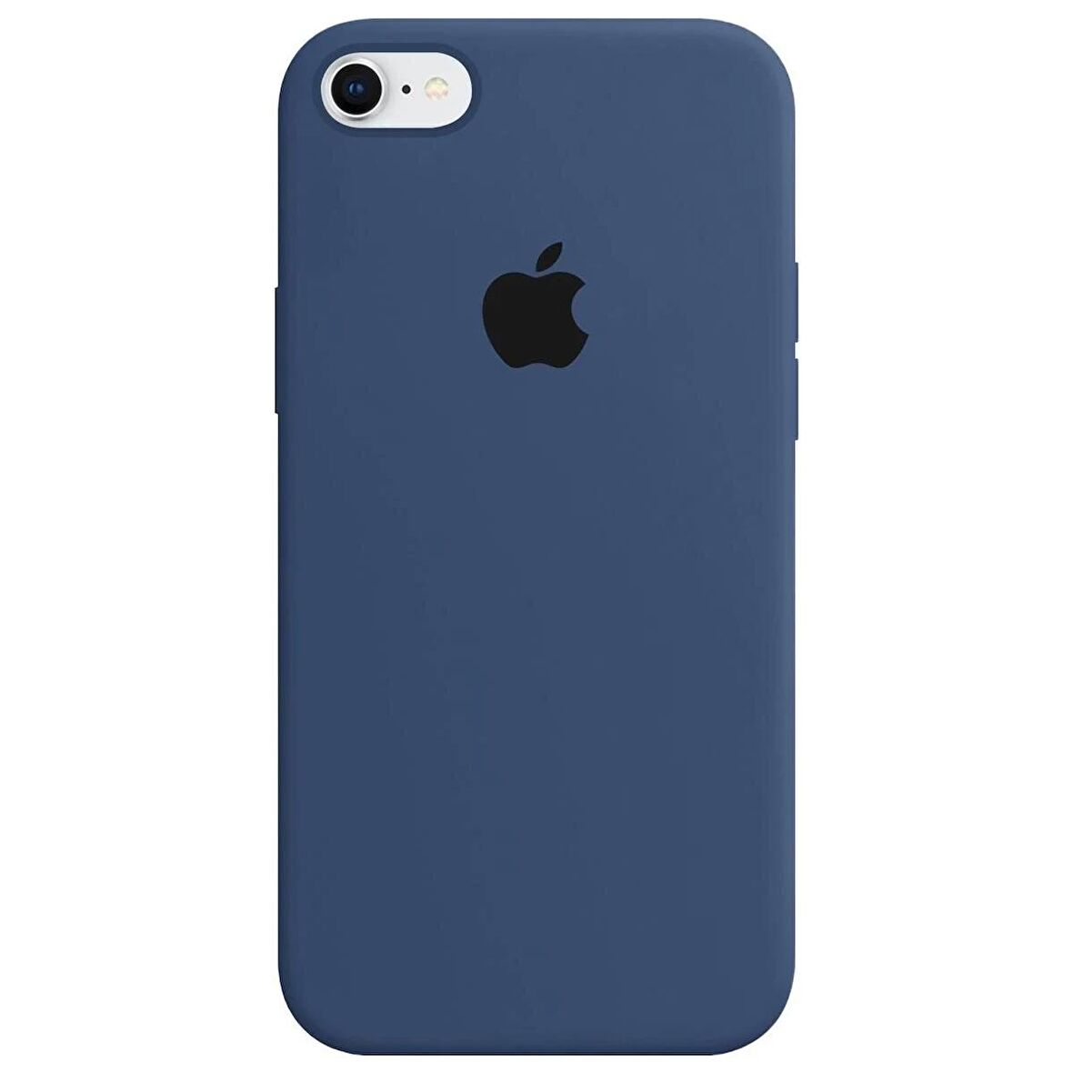iPhone 7 ve 8 Uyumlu İçi Kadife Logolu Silikon Lansman Kılıf