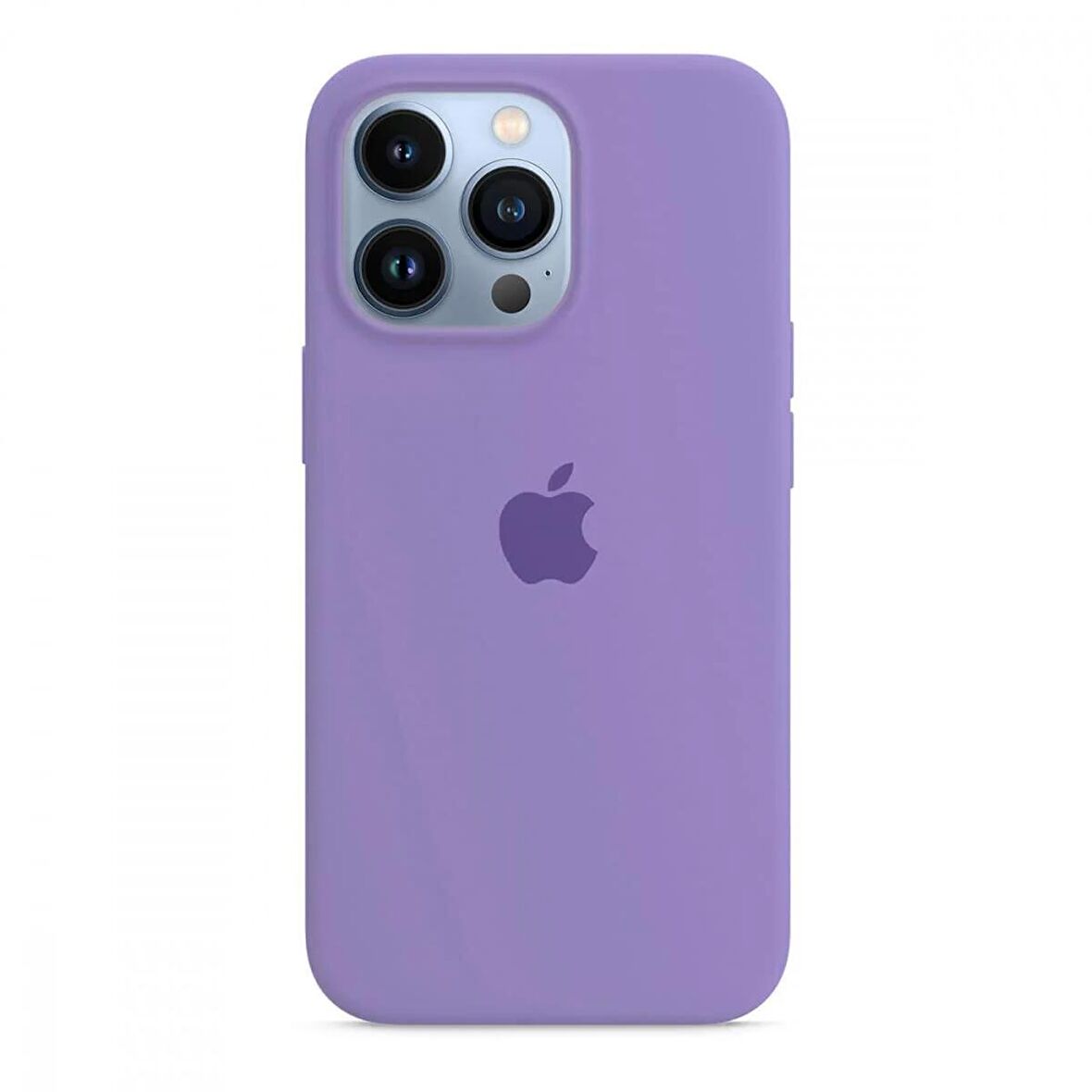 iPhone 13 Pro Max İçi Kadife Logolu Silikon Lansman Kılıf