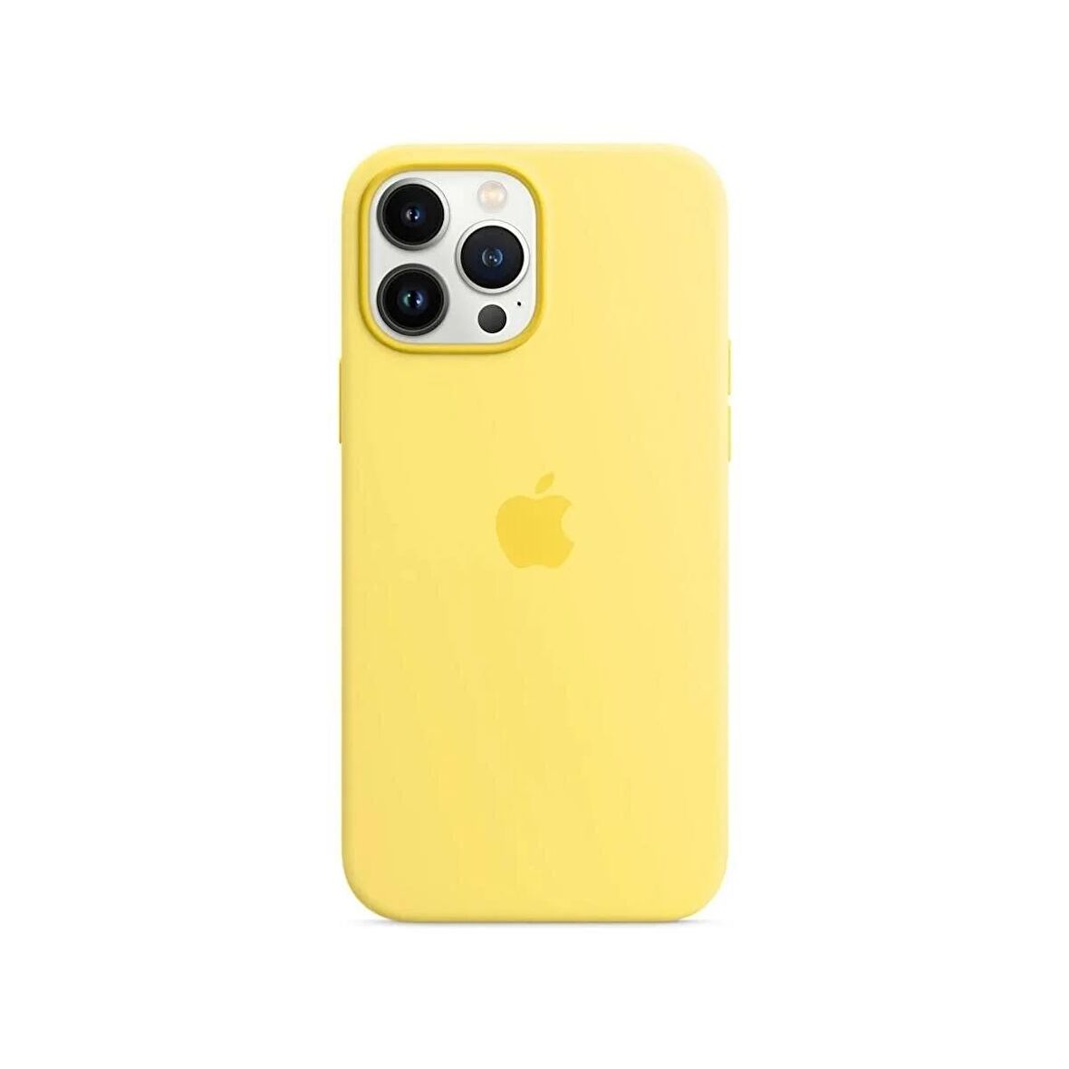 iPhone 15 Pro Max İçi Kadife Logolu Silikon Lansman Kılıf