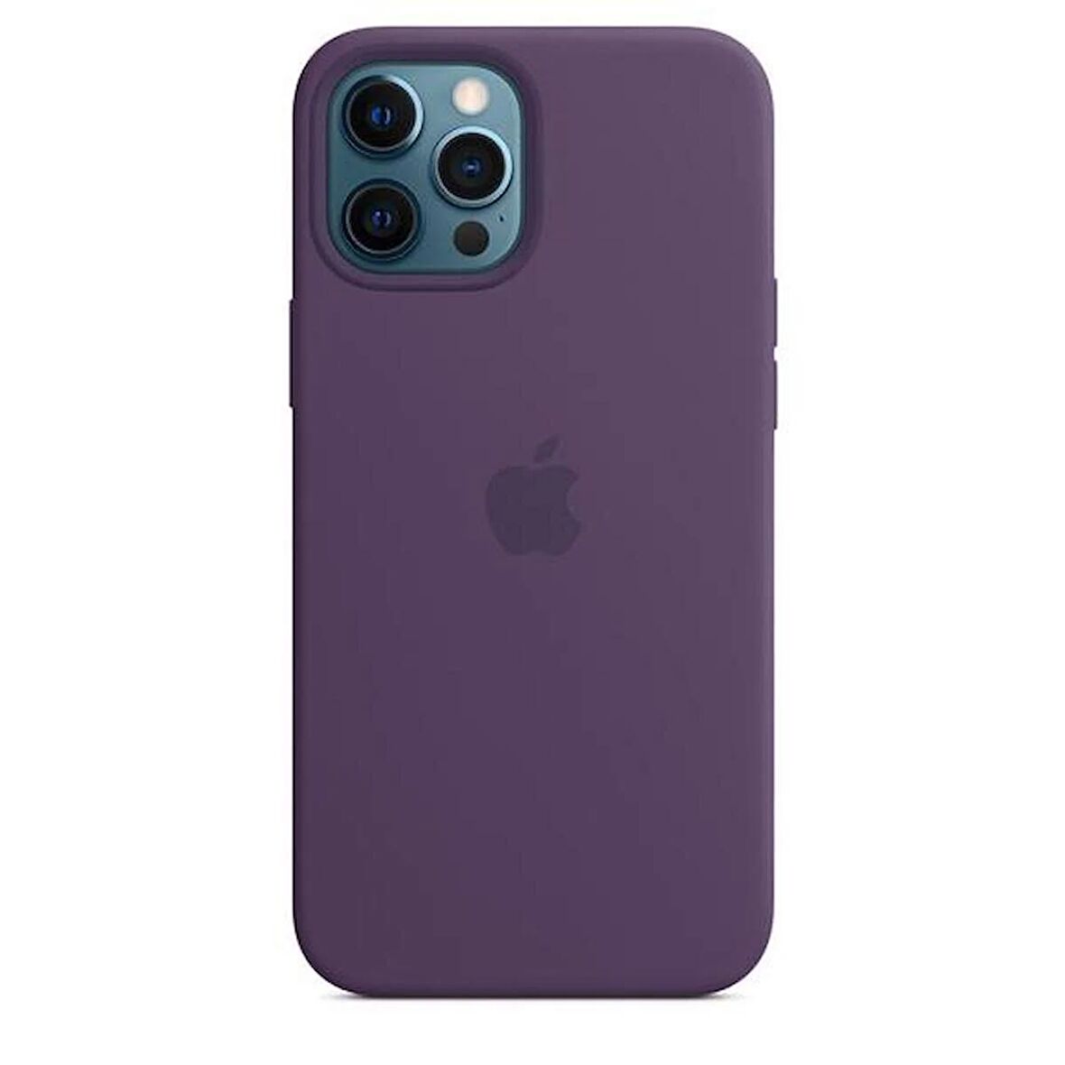 iPhone 13 Pro Max İçi Kadife Logolu Silikon Lansman Kılıf