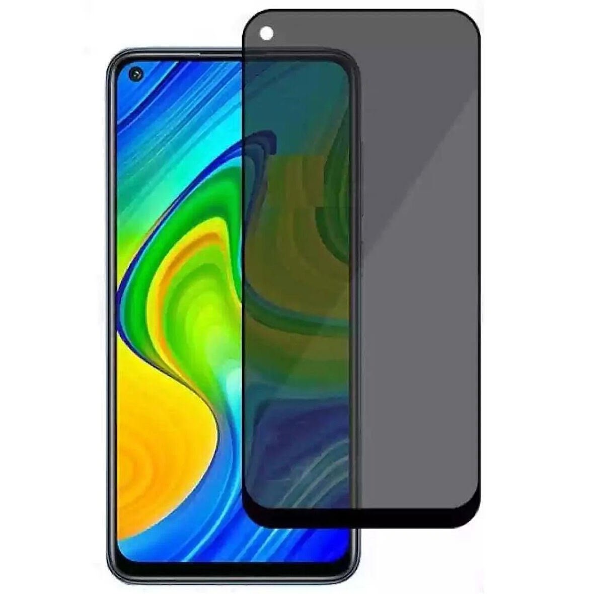 Xiaomi Redmi Note 9 Görünmez Hayalet Full Kaplayan Ekran Koruyucu Cam