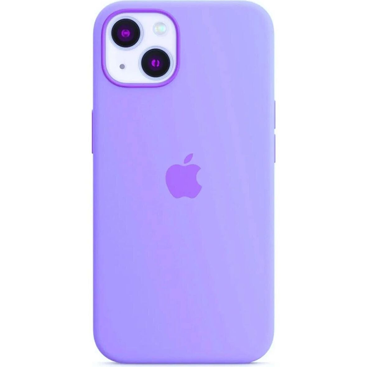 iPhone 14 İçi Kadife Logolu Silikon Lansman Kılıf