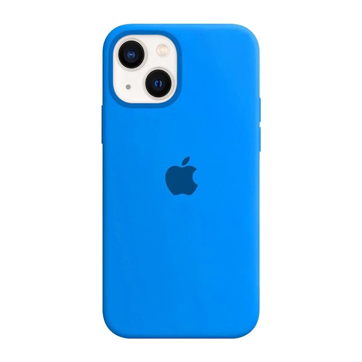iPhone 14 İçi Kadife Logolu Silikon Lansman Kılıf