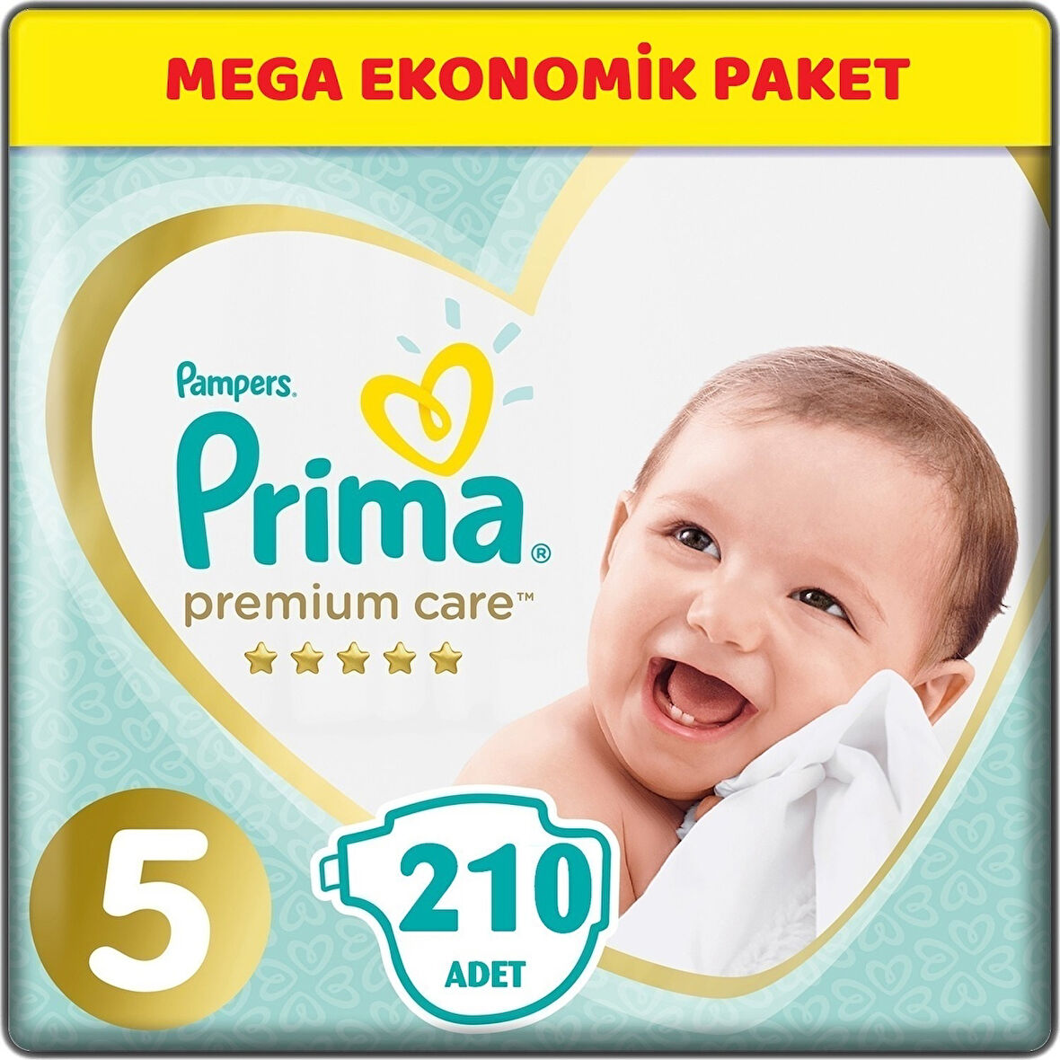 Prima Premium Care Bebek bezi 5 Numara (11-16Kg) Junior 210 Adet (5 X 42 adet)