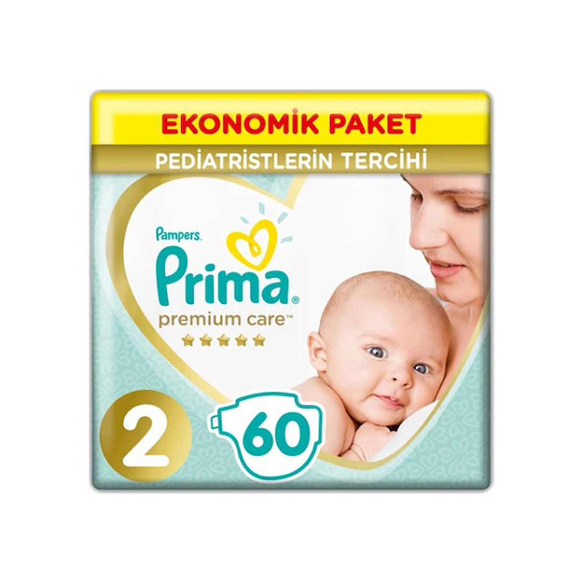 Prima Bebek Bezi Premium Care 2 Beden 60'lı