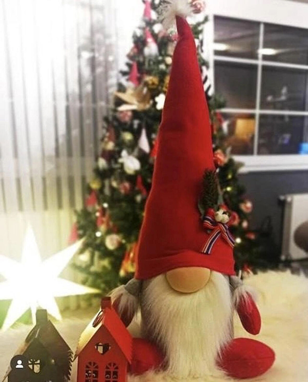 EGE’nin Atölyesi Yılbaşı Süsü Ve Şans Cücesi, Gnome, noel, hediye,2 adettir