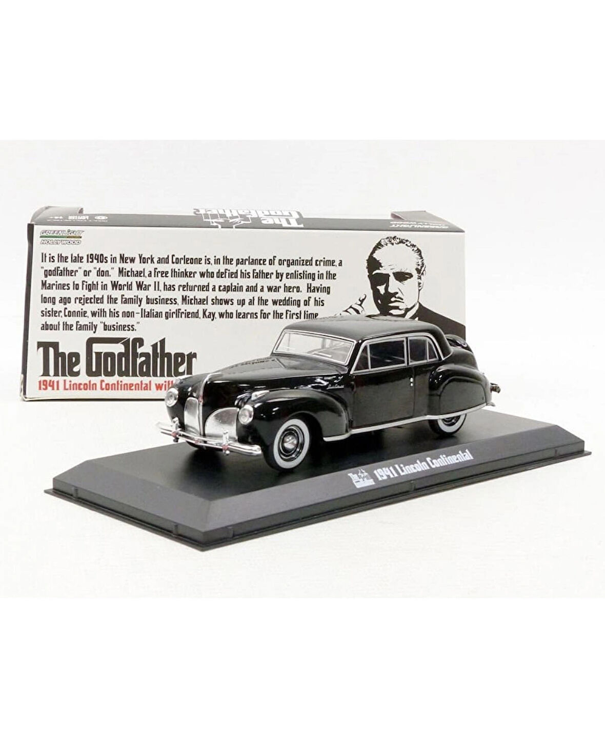 Greenlight 1:43 Lincoln Continental  – The Godfather (Hollywood Film Serisi)Model Araba 