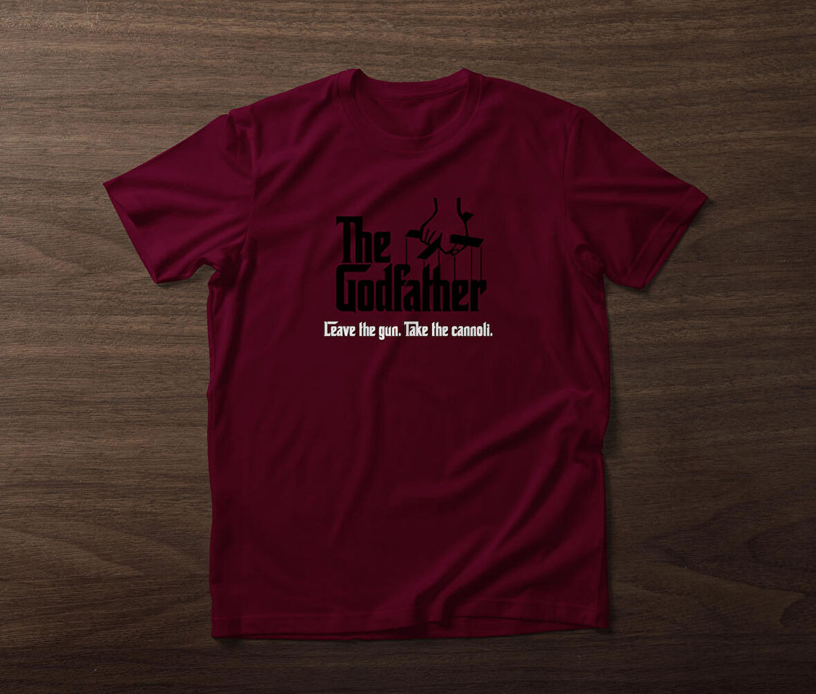 The God Father Tasarım Kadın Erkek Basic Regular Tişört
