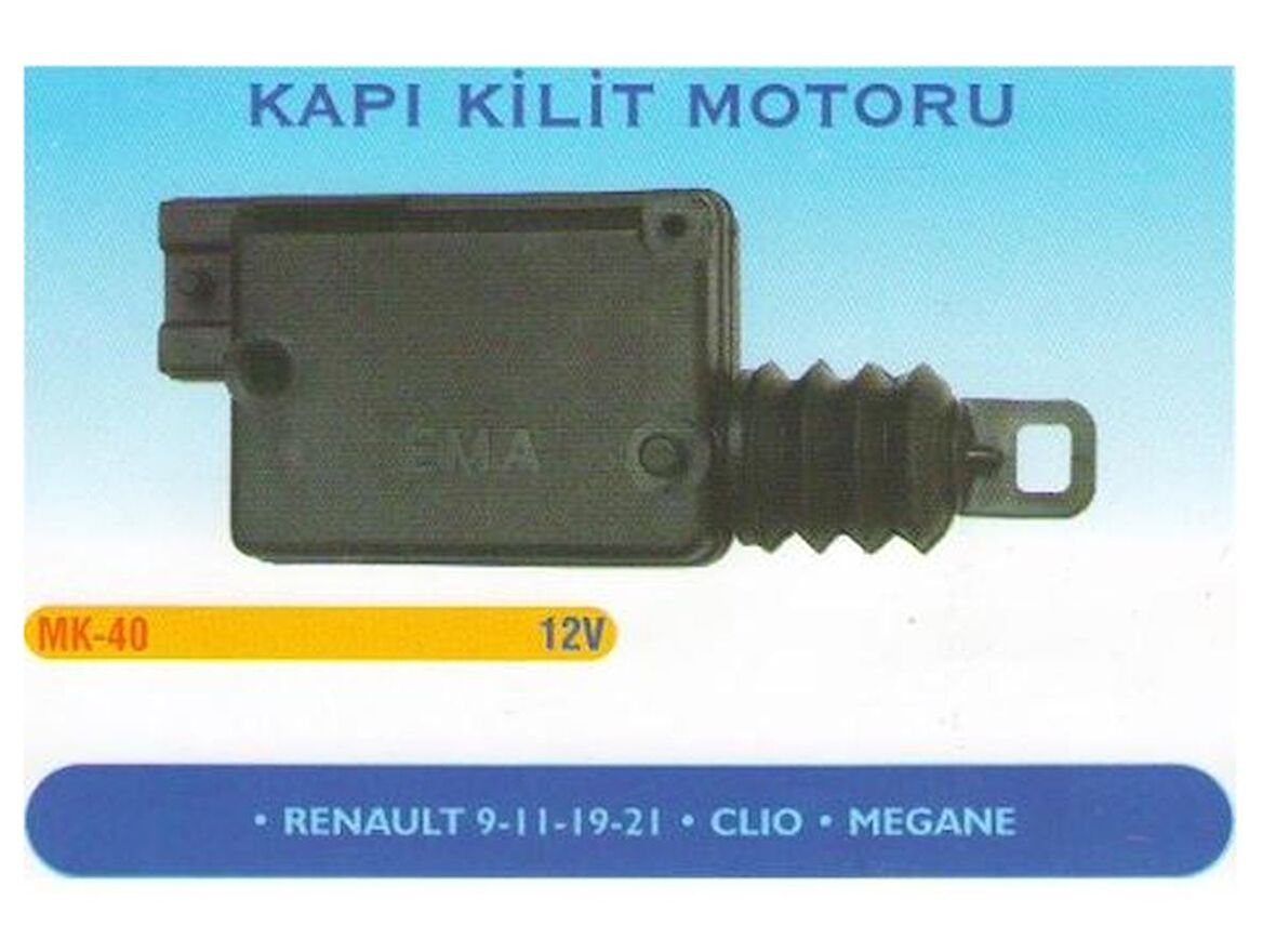 MERKEZI KAPI KILIT MOTORU R9 R11 R19 R21 CLIO MEGANE GOLD