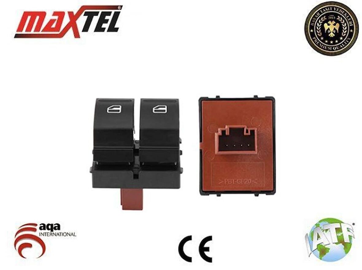 CAM KALDIRMA ANAHTARI SKODA FABIA II-OCTAVIA II ÇIFTLI  4PIN1Z0959858 GOLD