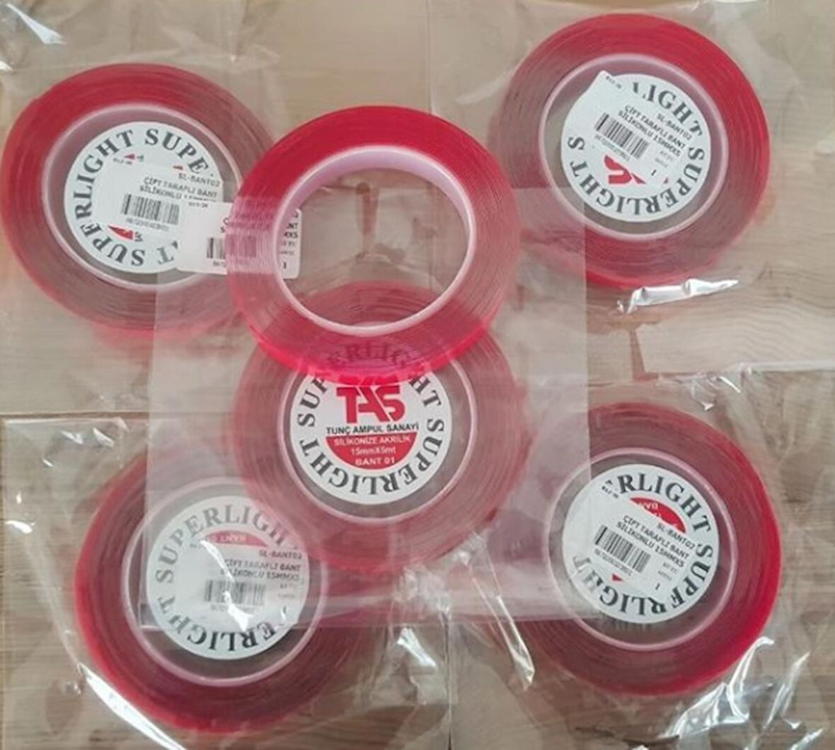 ÇIFT TARAFLI BANT SILIKONLU 15MMX5 GOLD
