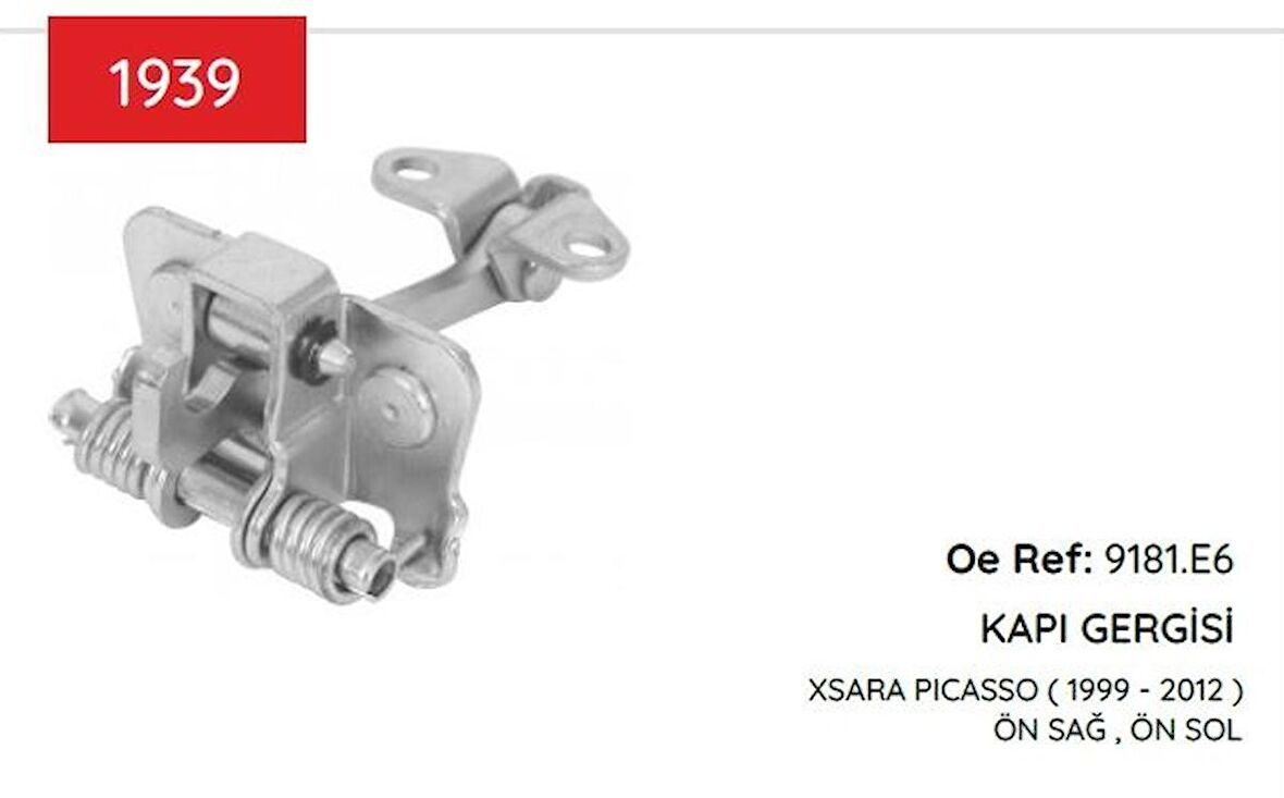 KAPI GERGISI XSARA PICASSO ÖN 99&gt;08 9181 E6 9181E6 GOLD