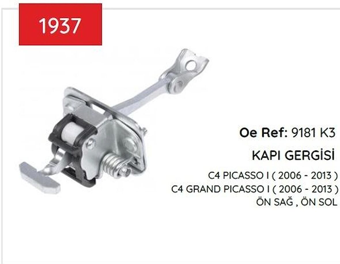 KAPI GERGISI C4 PICASSO ÖN 9181 K3 9181K3 GOLD