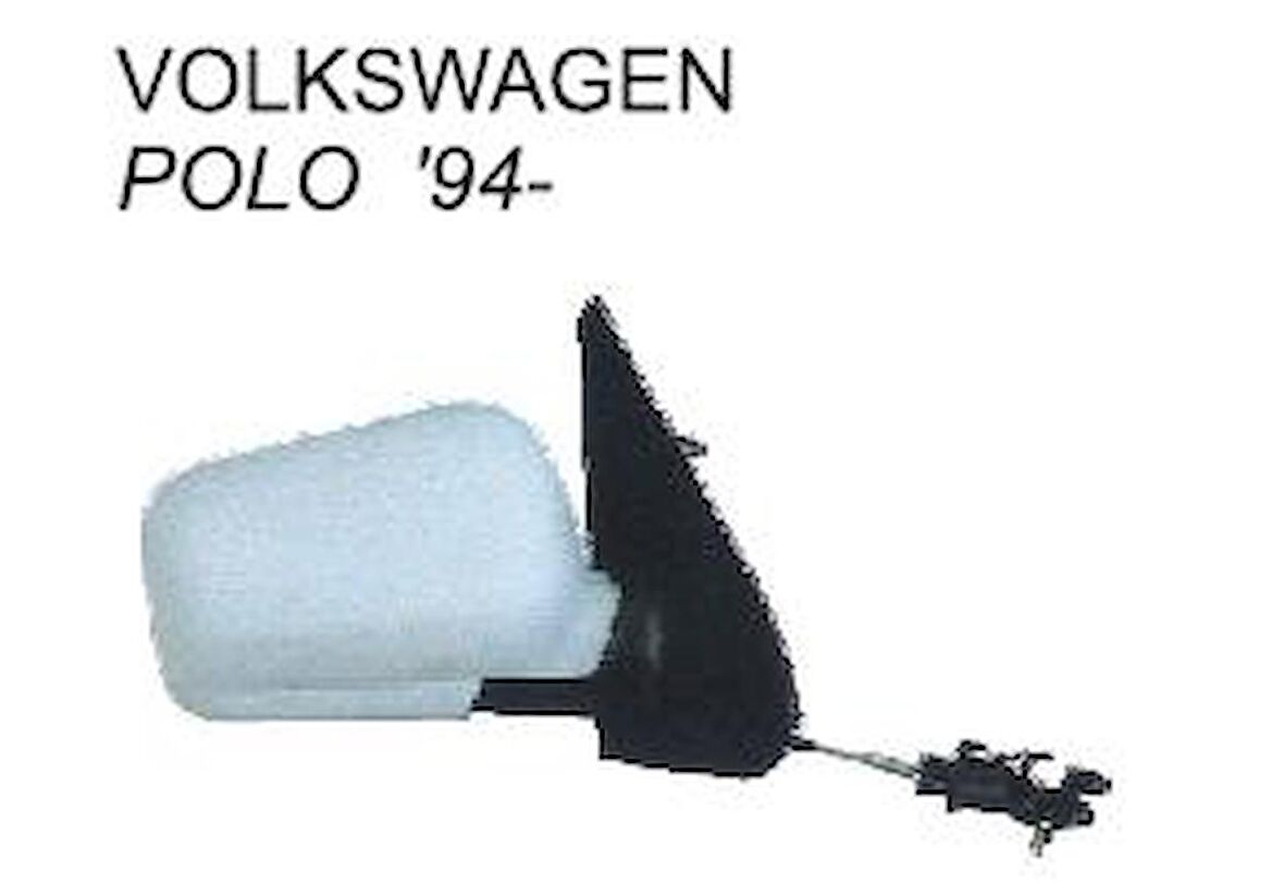POLO HATCHBACK SOL DIŞ DİKİZ AYNA MEKANİK (1994-&gt;) 6N1857507 GOLD