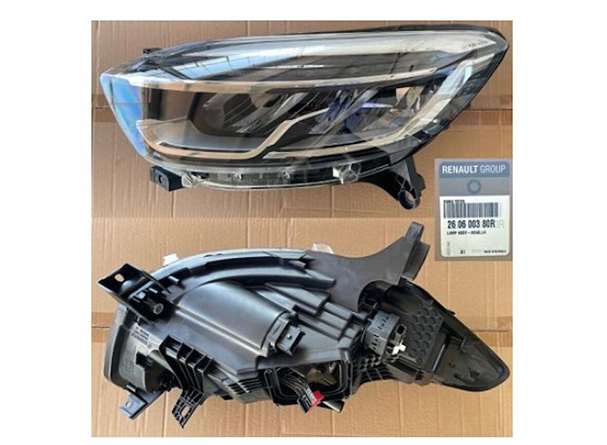 RENAULT CAPTUR SOL ÖN FAR LEDLİ 2013 SONRASI 260600380R 260606423R KNA GOLD