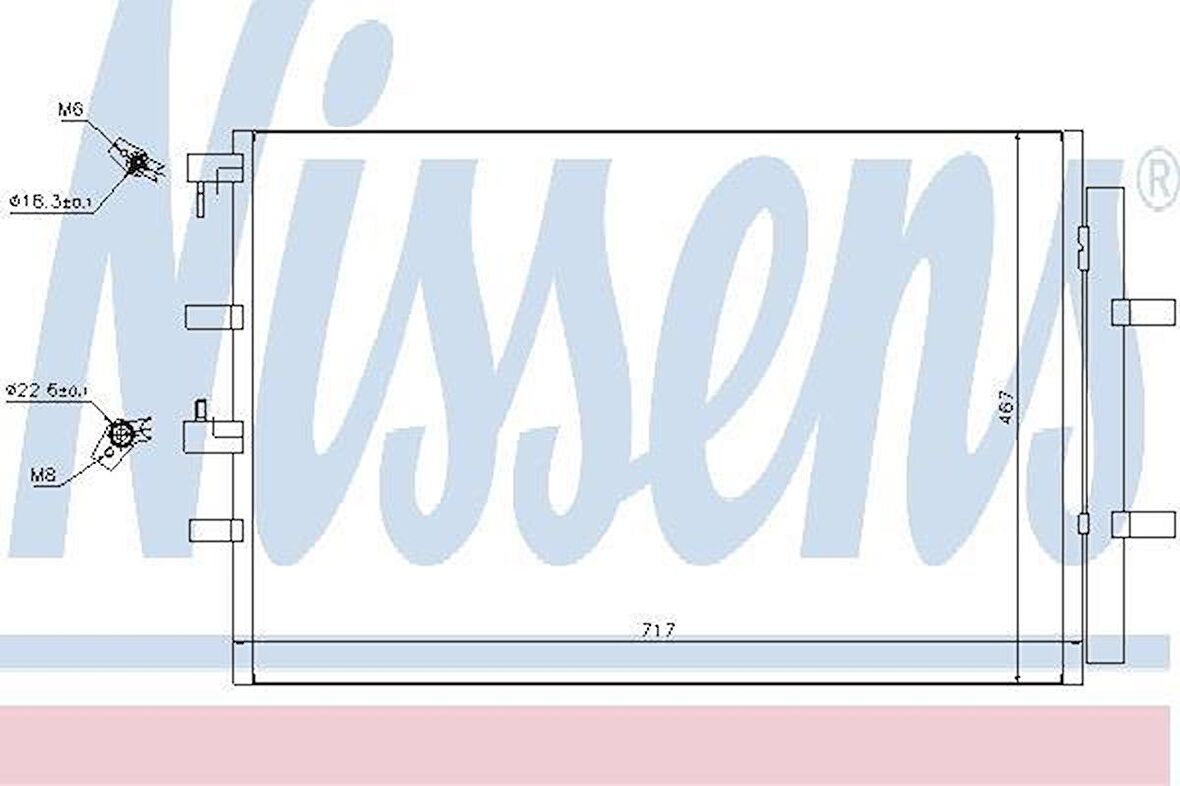 KLİMA RADYATÖRÜ 345695 TRANSİT V363 14-&gt; CUSTOM 12-&gt; (KURUTUCU İLE) 1778169 BK2119710AB GOLD