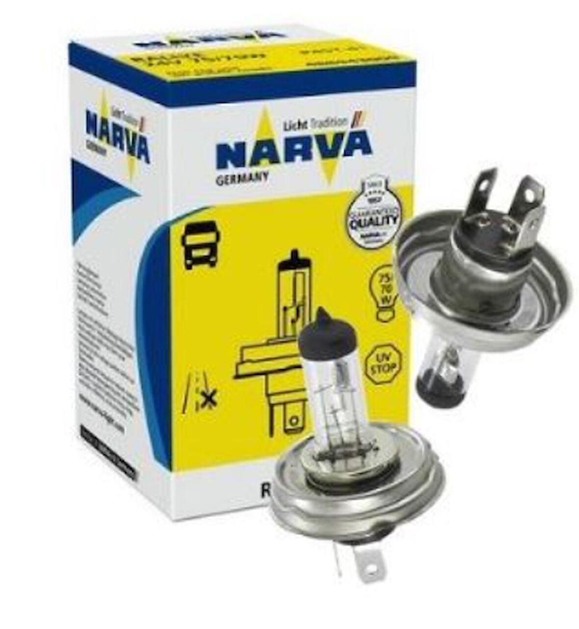 24V H4 75 70W P45T TABLALI AMPÜL HALOGEN GOLD