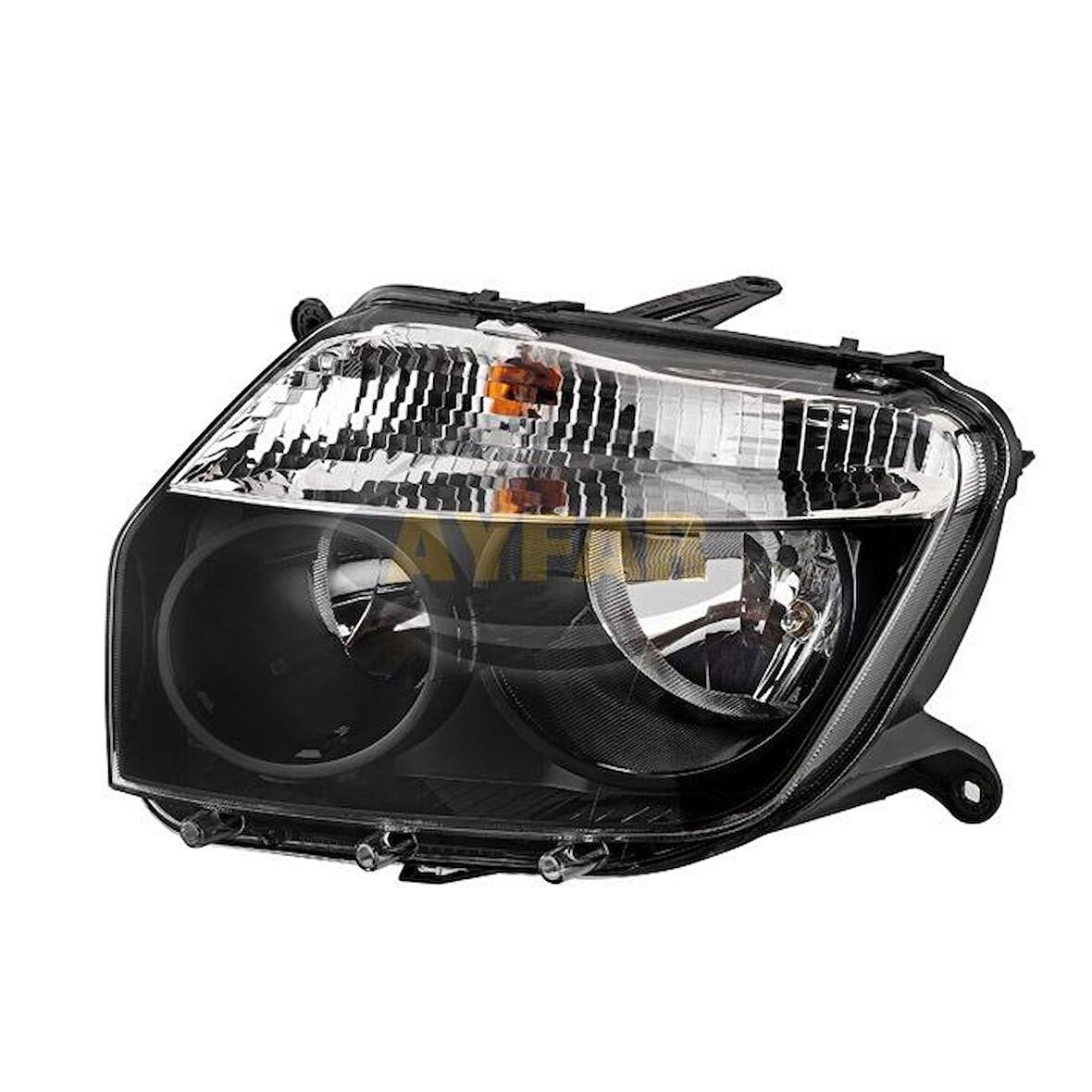 DACİA DUSTER ÖN SOL FAR 2010-2013 ARASI SİYAH ÇERÇEVELİ 260101891R 260103738R GRM GOLD
