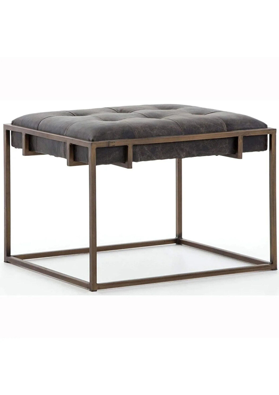 Mood Tekli Metal Ayaklı Dekoratif Puf Bench