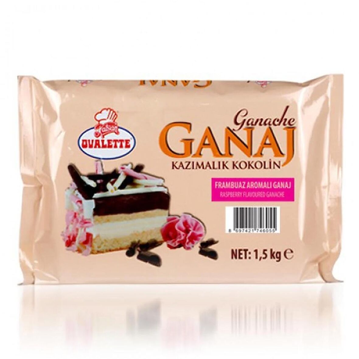 OVALETTE FRAMBUAZ GANAJ 1.5 KG