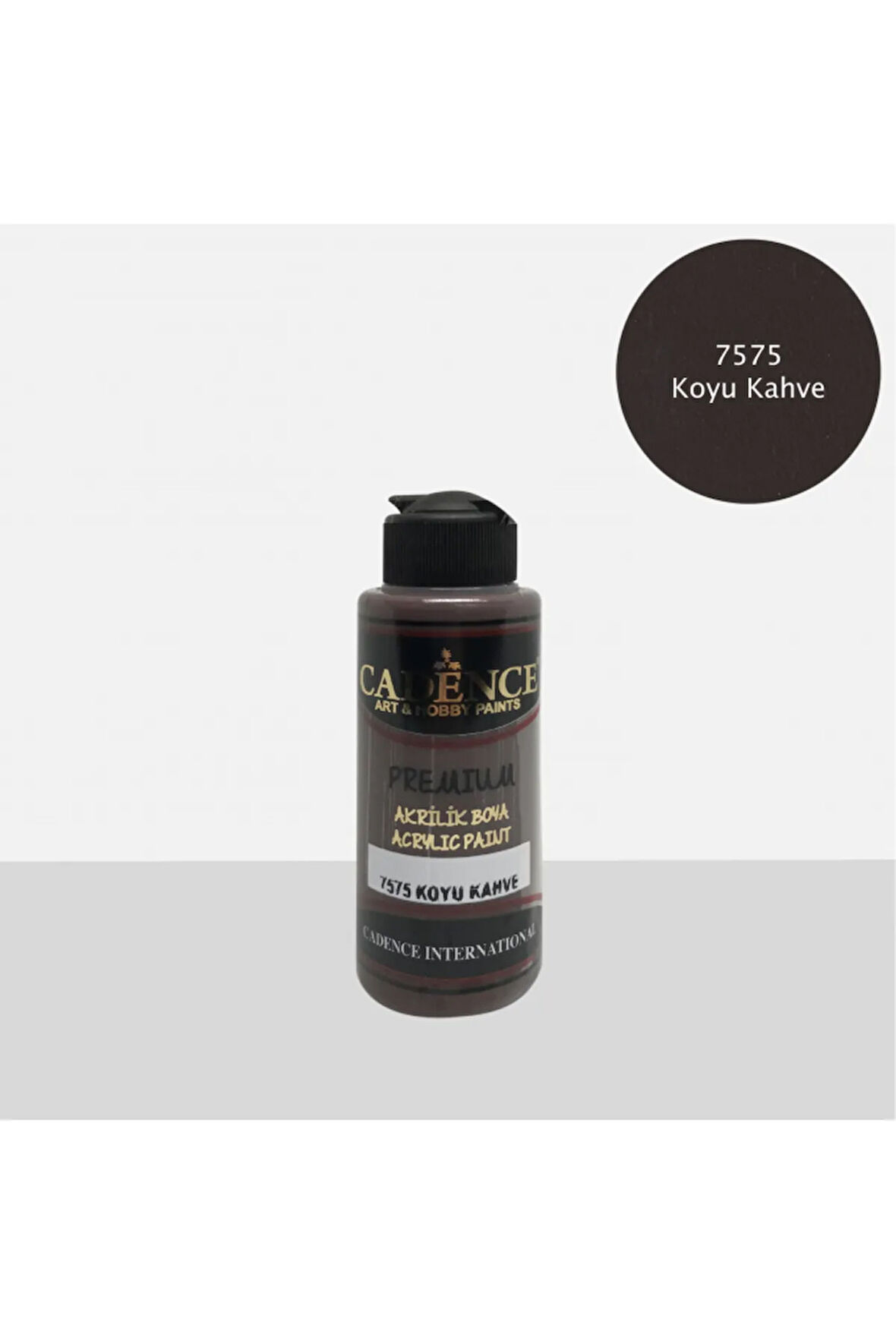 Premıum Akrilik Boya 7575 Koyu Kahve 120ml