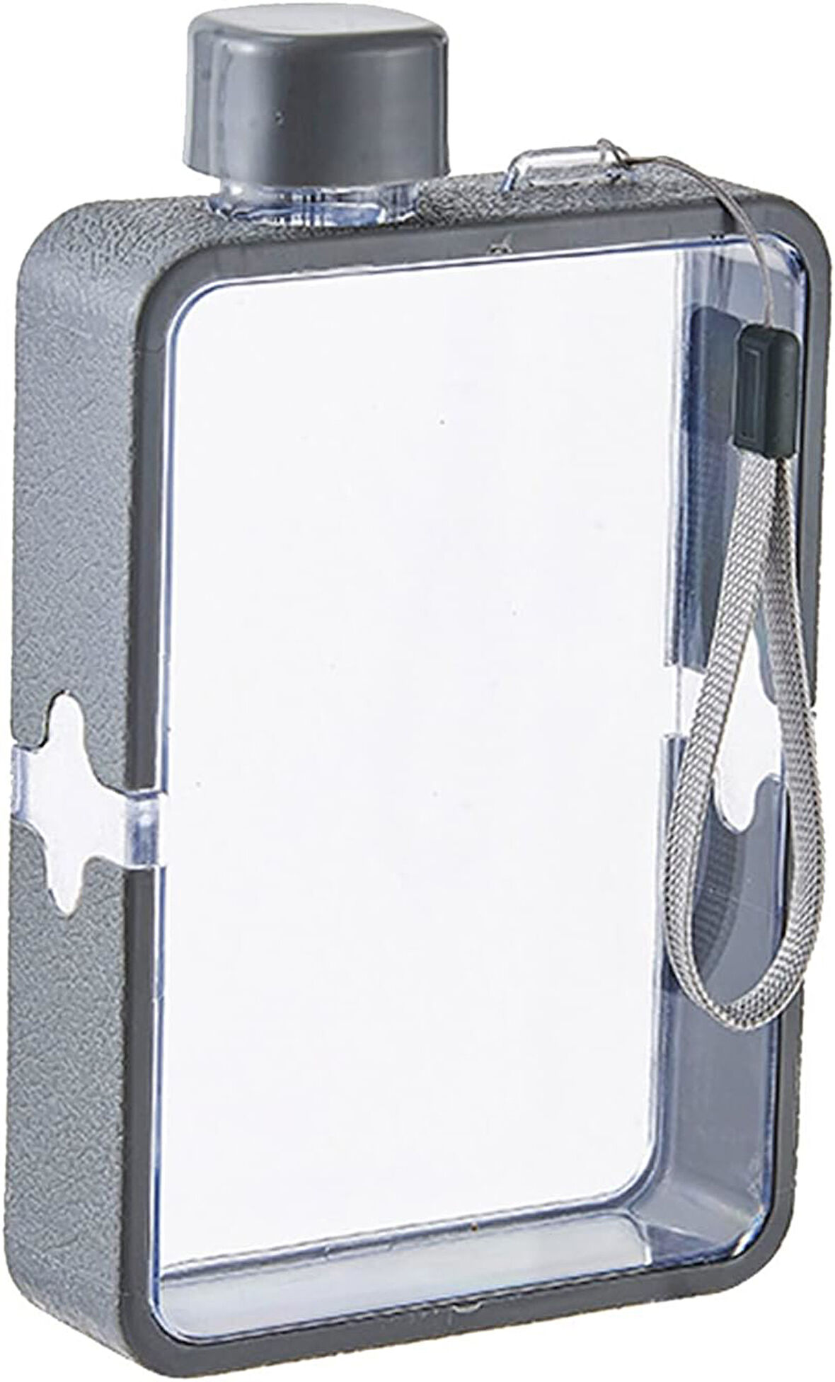 Özel Tasarım Ergonomik Çantada Taşınabilir Renkli Şeffaf Okul İş Tablet Notebook Su Şişesi Matara 380 ml