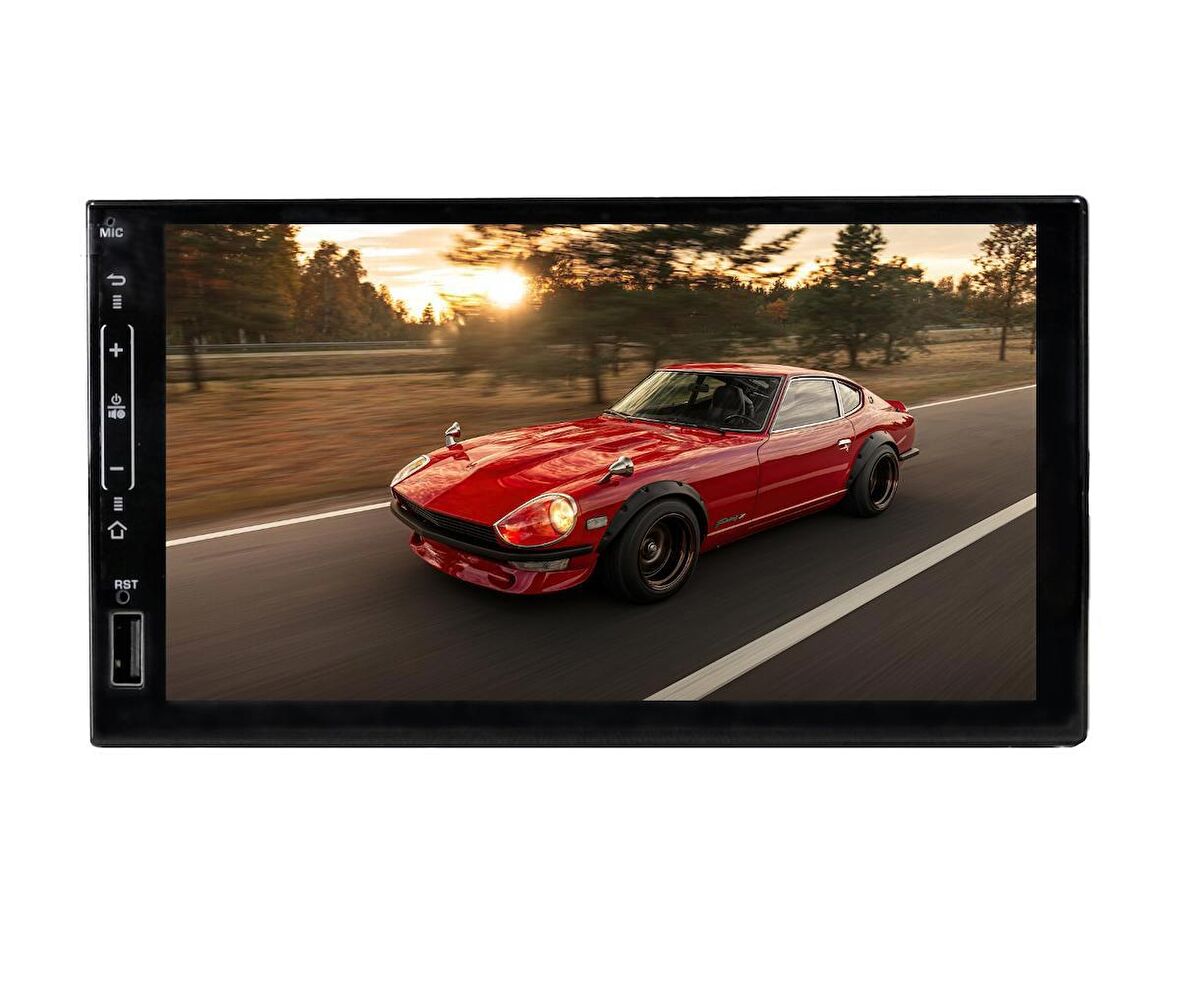 AVX AV-7CX 7" Double Teyp USB AUX BT IOS-Android Uyumlu Geri Görüş Kameralı