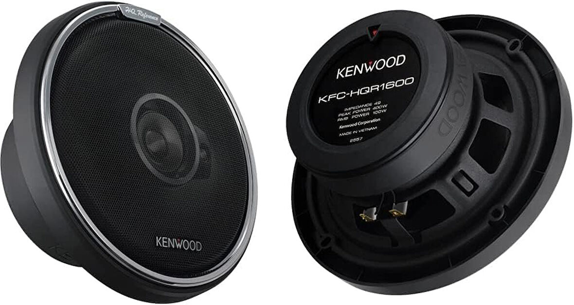 Kenwood KFC-HQR1600 16 Cm Oto Hoparlör 100W RMS 400W Maksimum Amfi Uyumlu