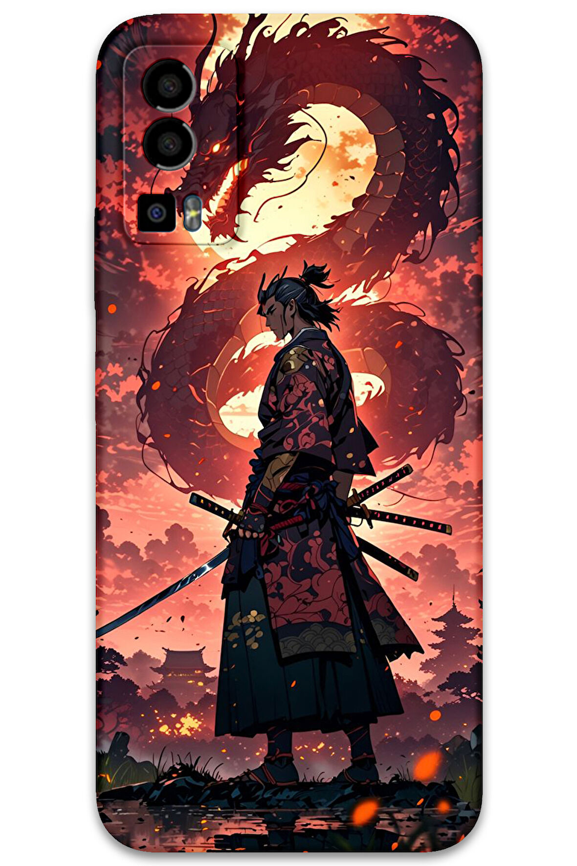 GM 23 Uyumlu Anime Desenli Telefon Kılıfı + Ekran Koruyucu - 5751