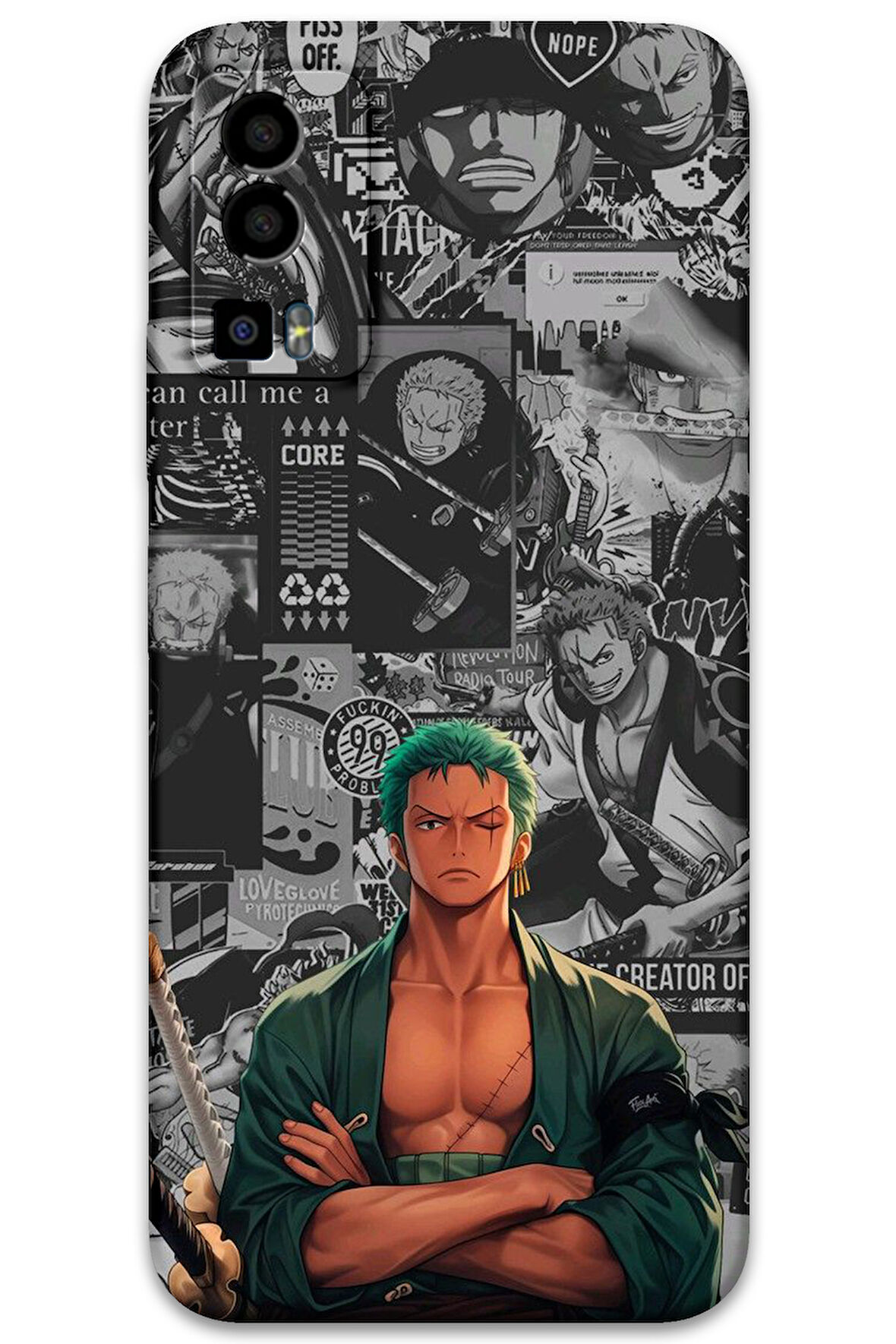 GM 23 Uyumlu Anime Desenli Telefon Kılıfı + Ekran Koruyucu - 5756