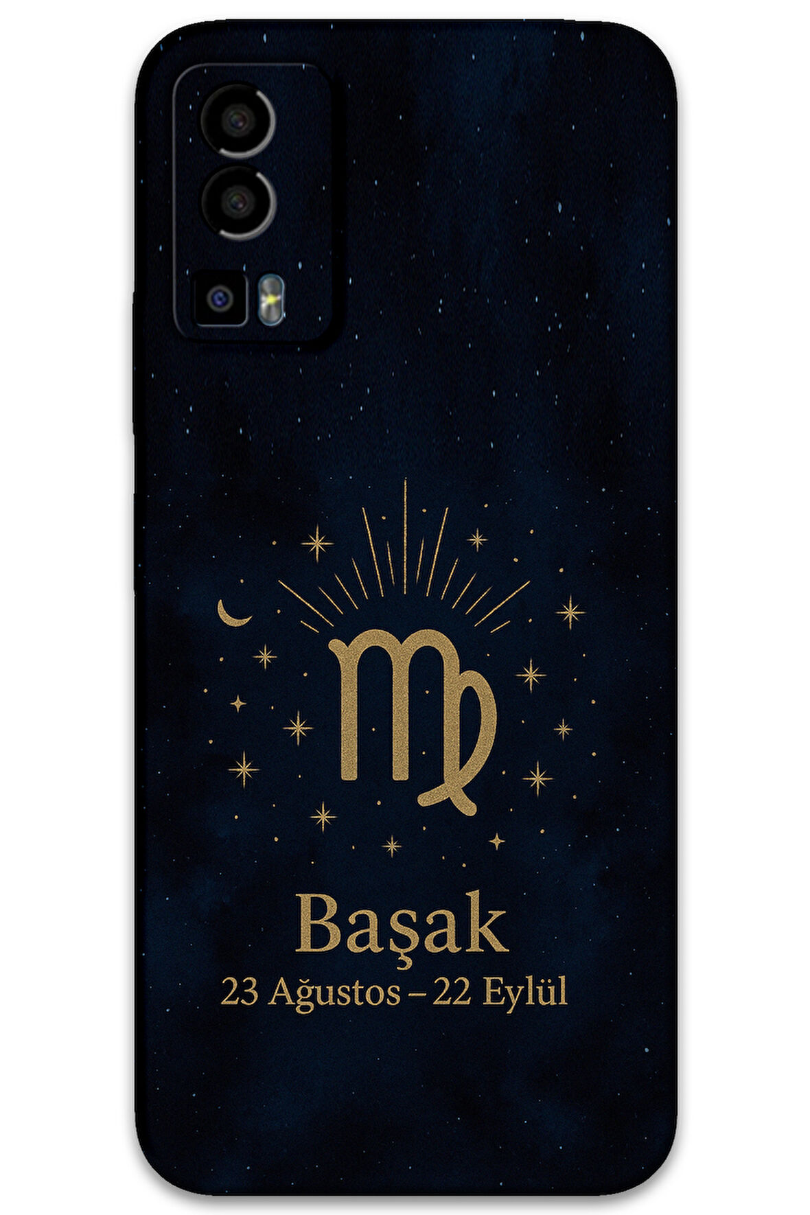 GM 23 Uyumlu Başak Burcu Desenli Telefon Kılıfı + Ekran Koruyucu - 5773