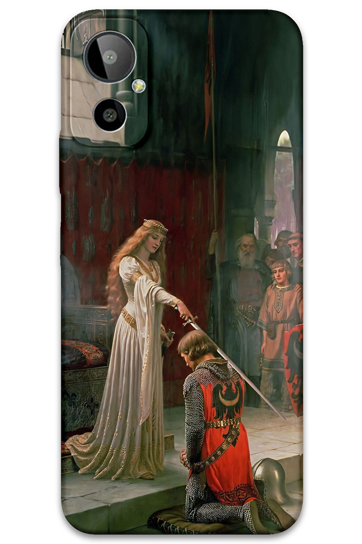 GM 23 SE Uyumlu Retro Desenli Telefon Kılıfı + Ekran Koruyucu - 5835