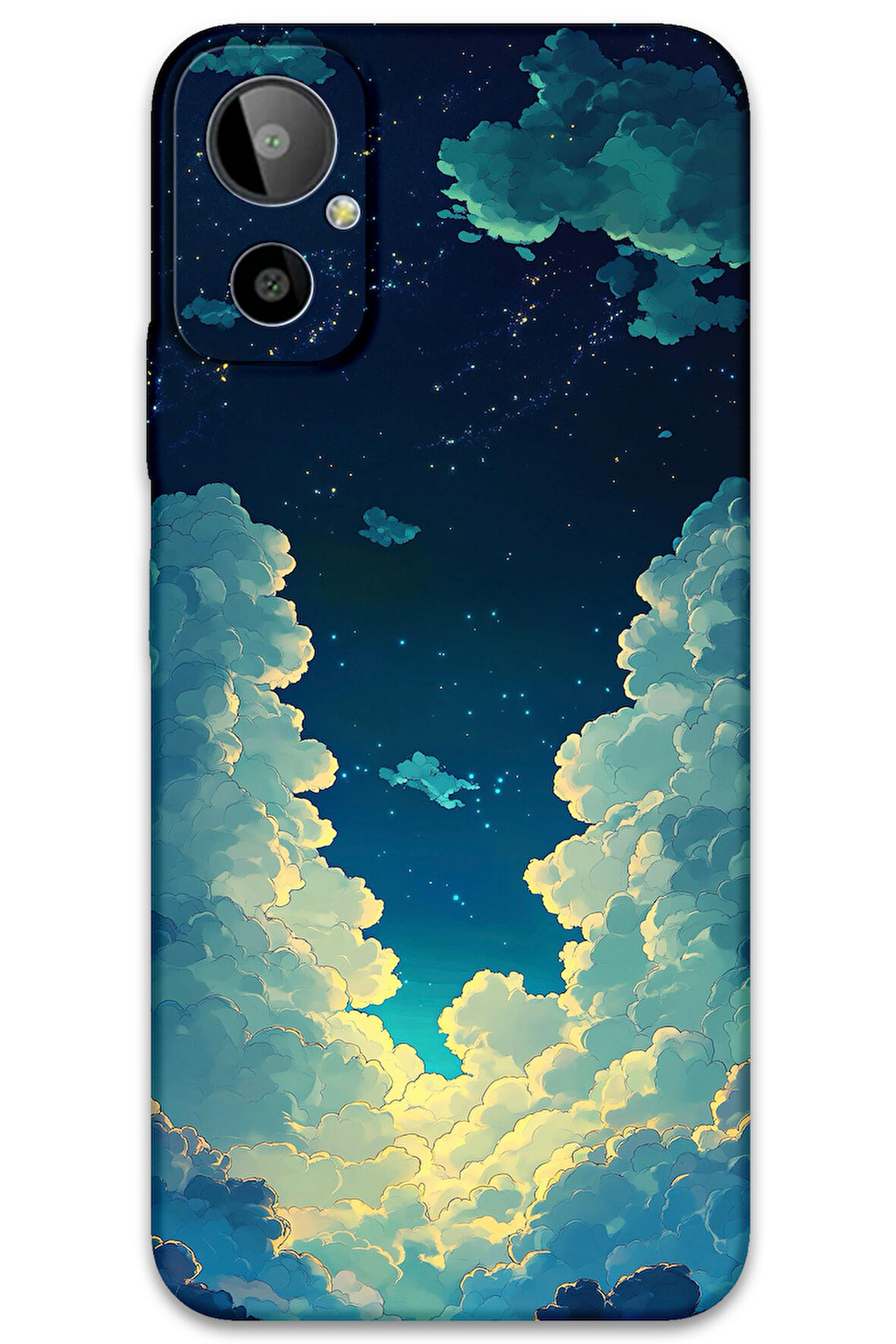 GM 23 SE Uyumlu Uzay Desenli Telefon Kılıfı + Ekran Koruyucu - 5868