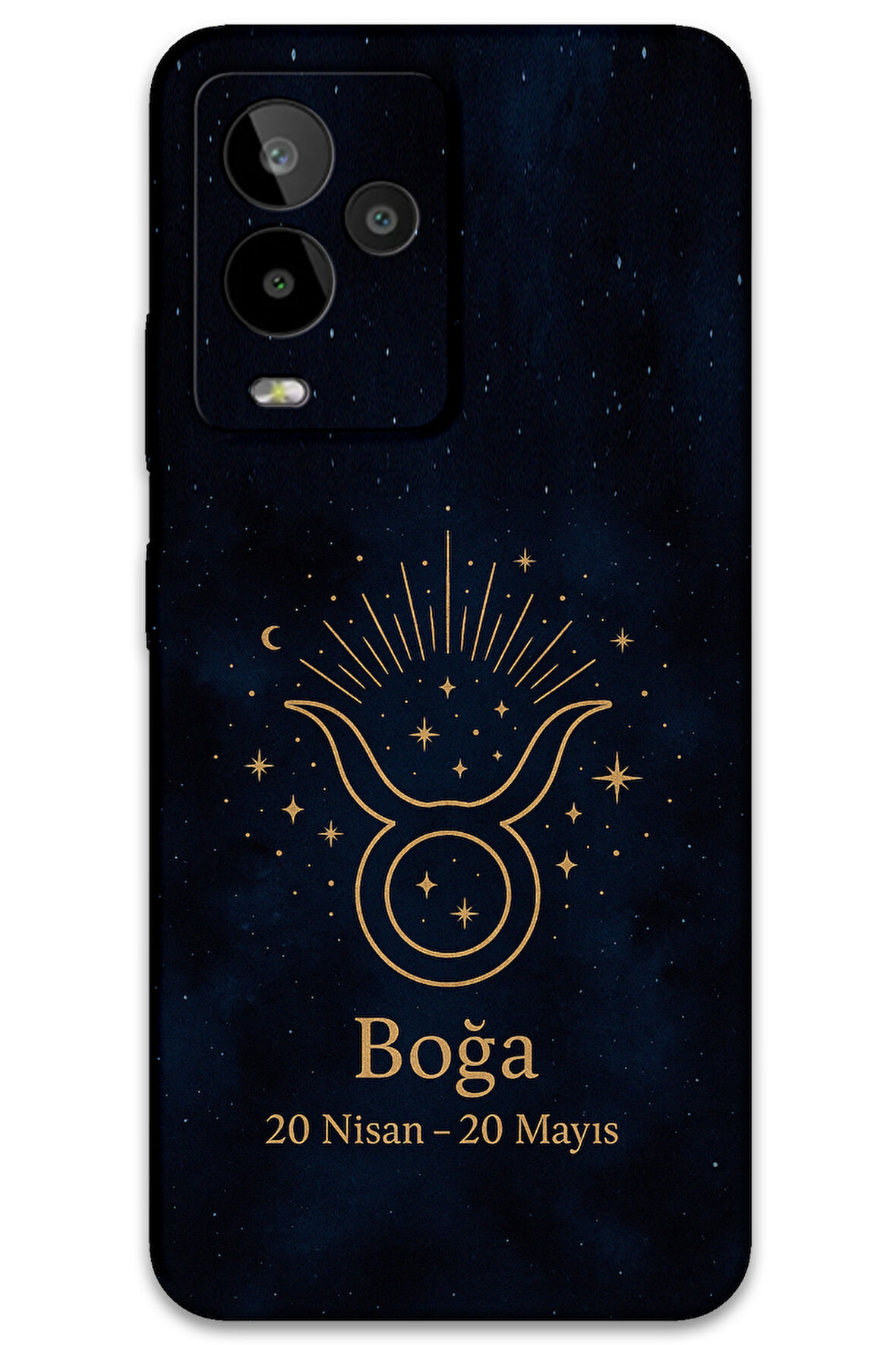 GM 24 Pro Uyumlu Boğa Burcu Desenli Telefon Kılıfı + Ekran Koruyucu - 5769
