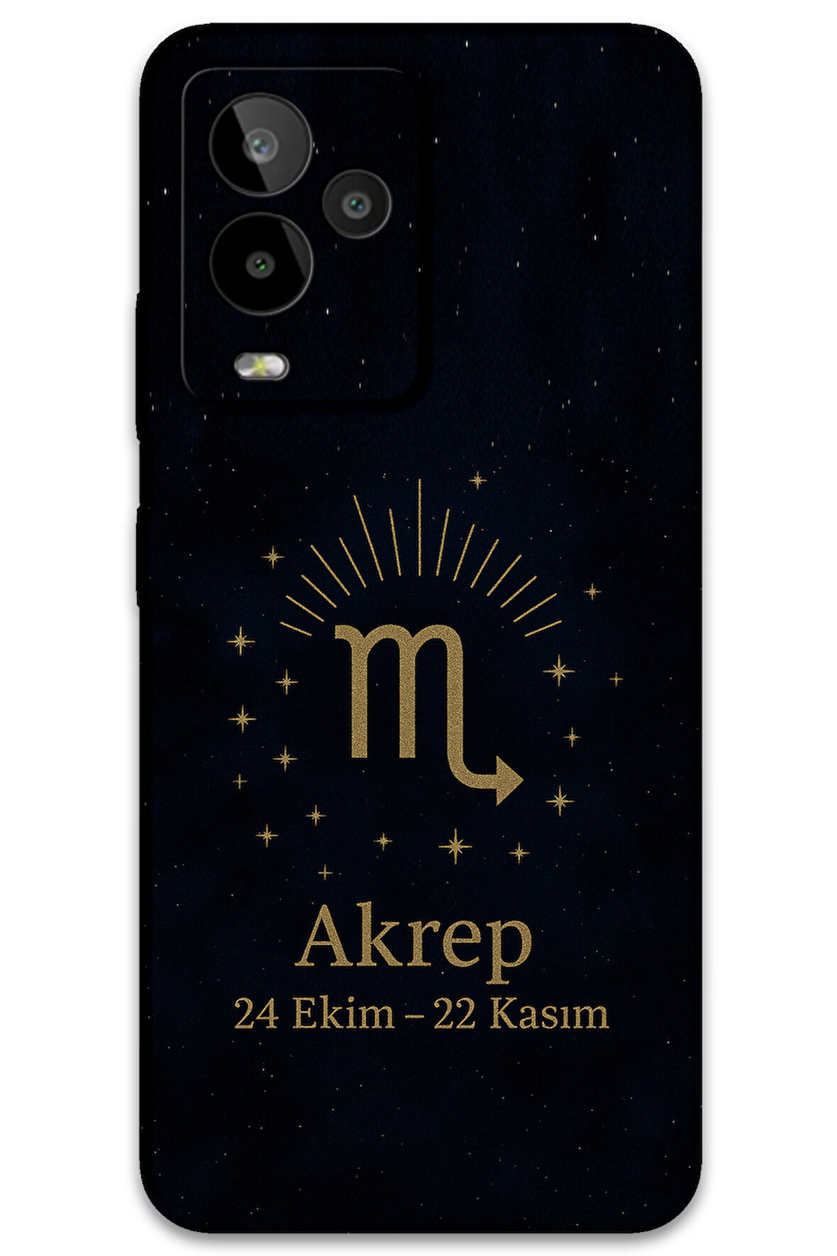 GM 24 Pro Uyumlu Akrep Burcu Desenli Telefon Kılıfı + Ekran Koruyucu - 5775