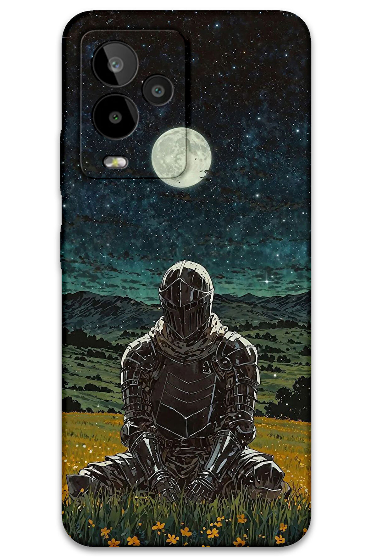 GM 24 Pro Uyumlu Retro Desenli Telefon Kılıfı + Ekran Koruyucu - 5844