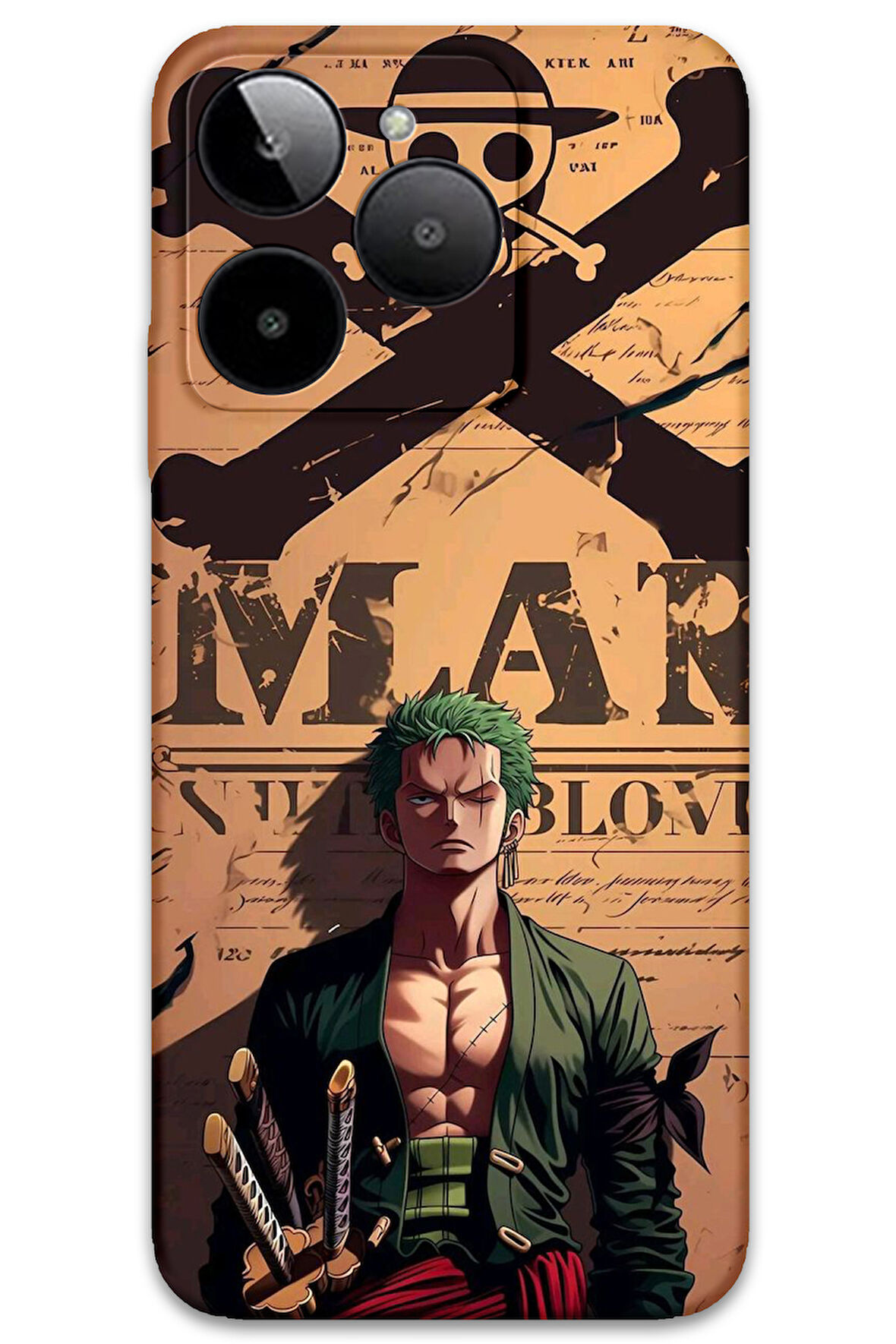 GM Era 30 Uyumlu Anime Desenli Telefon Kılıfı + Ekran Koruyucu - 5755