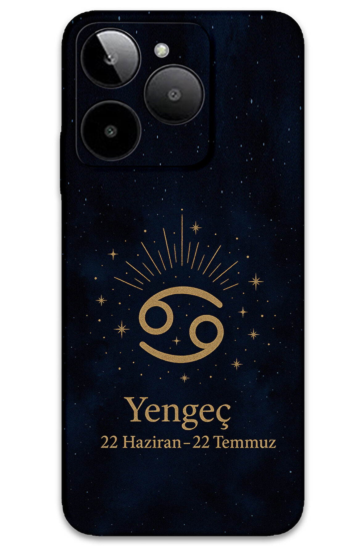 GM Era 30 Uyumlu Yengeç Burcu Desenli Telefon Kılıfı + Ekran Koruyucu - 5771