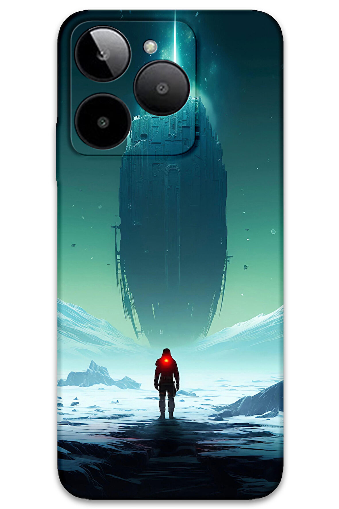 GM Era 30 Uyumlu Uzay Desenli Telefon Kılıfı + Ekran Koruyucu - 5864