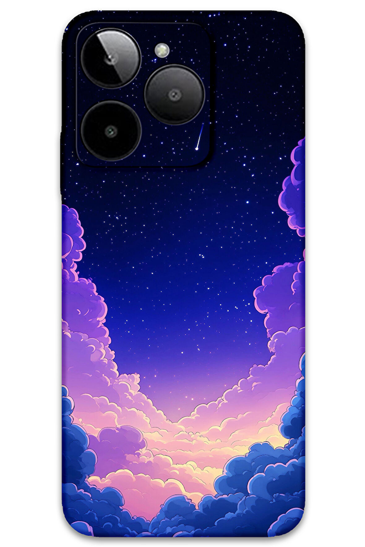 GM Era 30 Uyumlu Uzay Desenli Telefon Kılıfı + Ekran Koruyucu - 5867