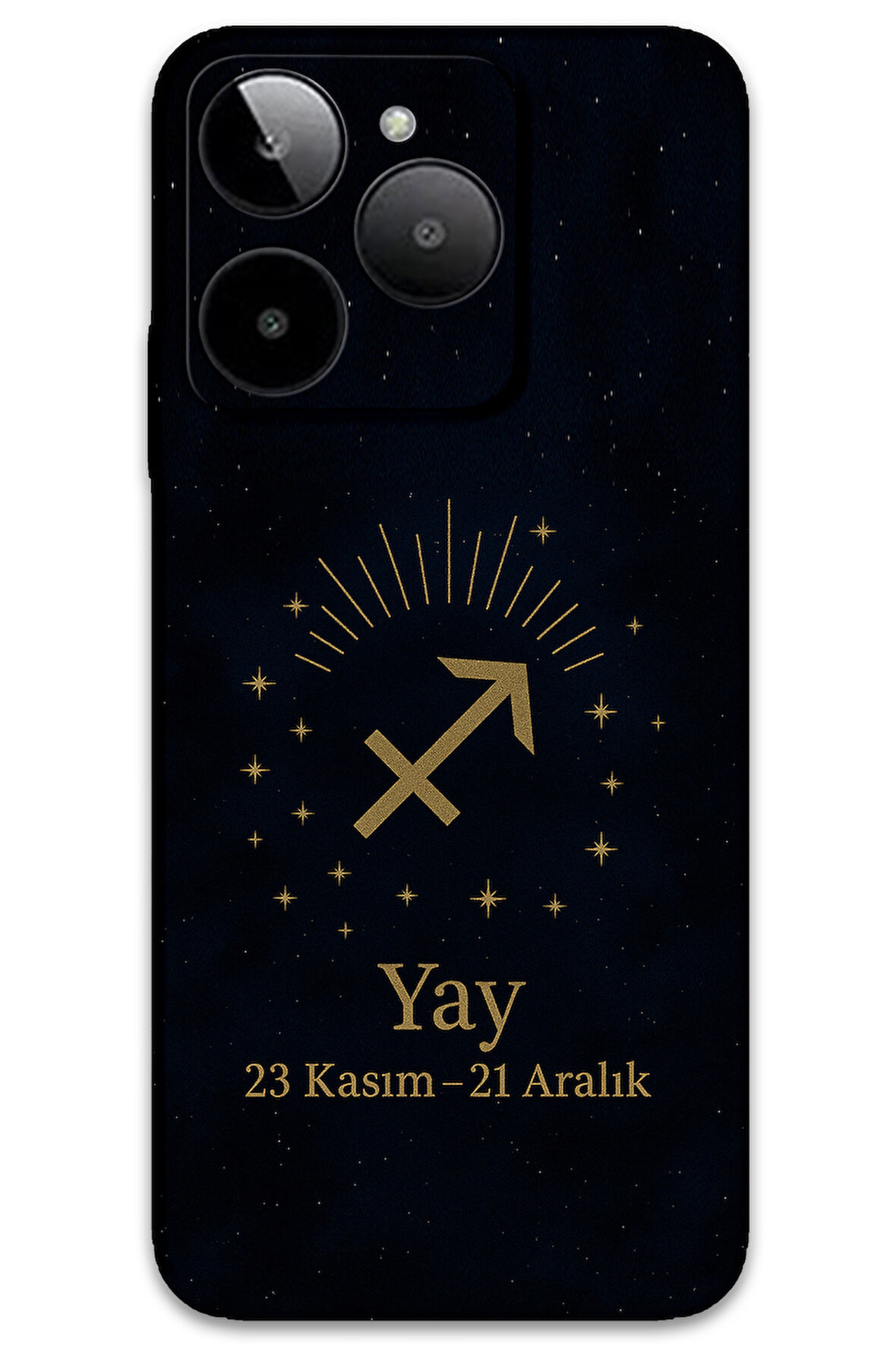 GM Era 50 Uyumlu Yay Burcu Desenli Telefon Kılıfı + Ekran Koruyucu - 5776