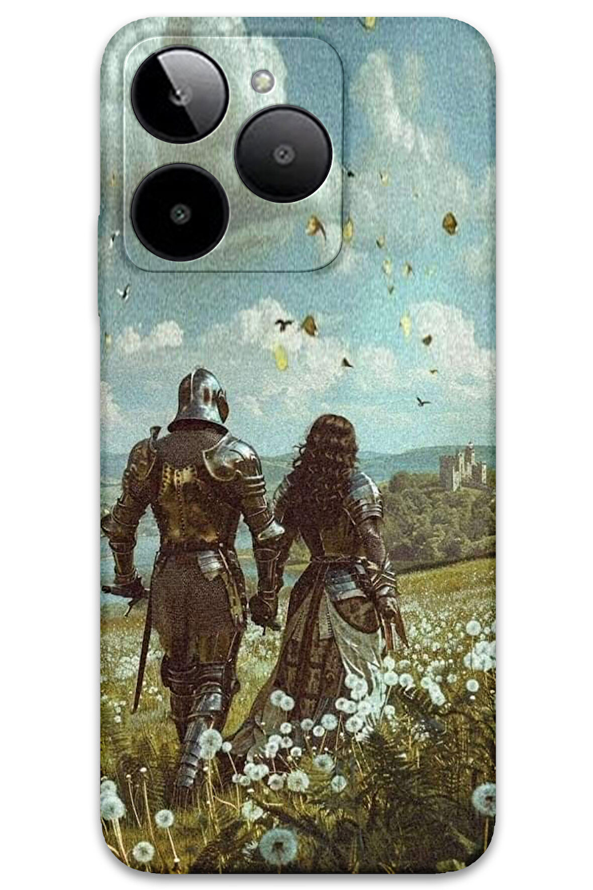 GM Era 50 Uyumlu Retro Desenli Telefon Kılıfı + Ekran Koruyucu - 5843